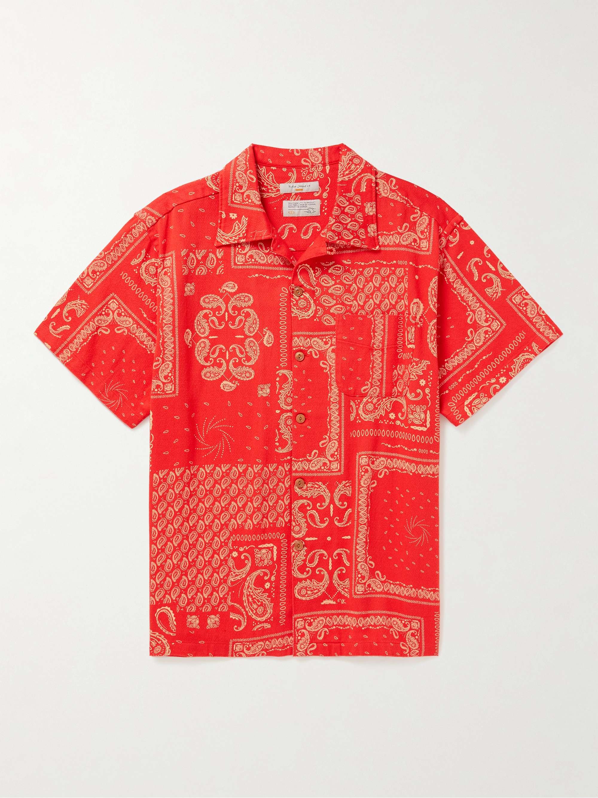 ralph lauren red bandana shirt