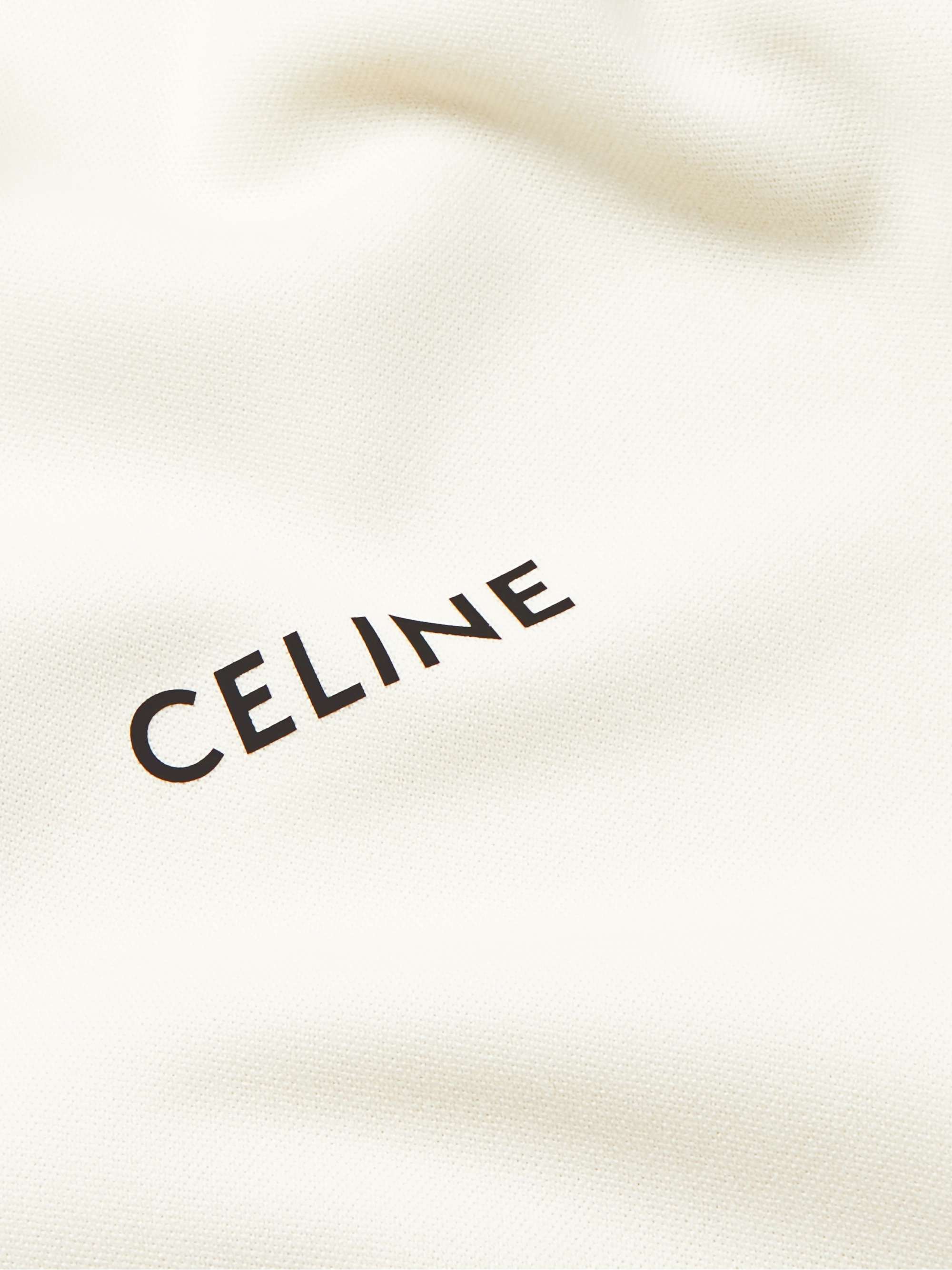 CELINE Logo-Print Striped Jersey Track Jacket