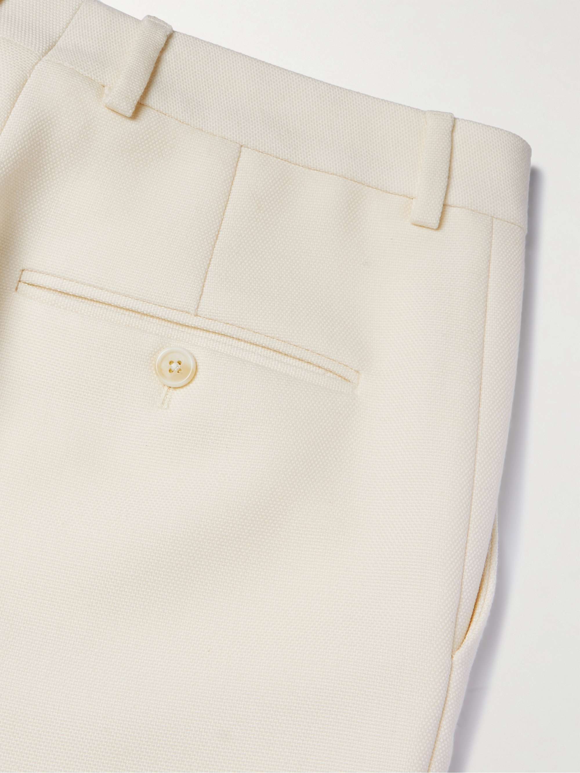 CELINE HOMME Slim-Fit Wool and Mohair-Blend Suit Trousers