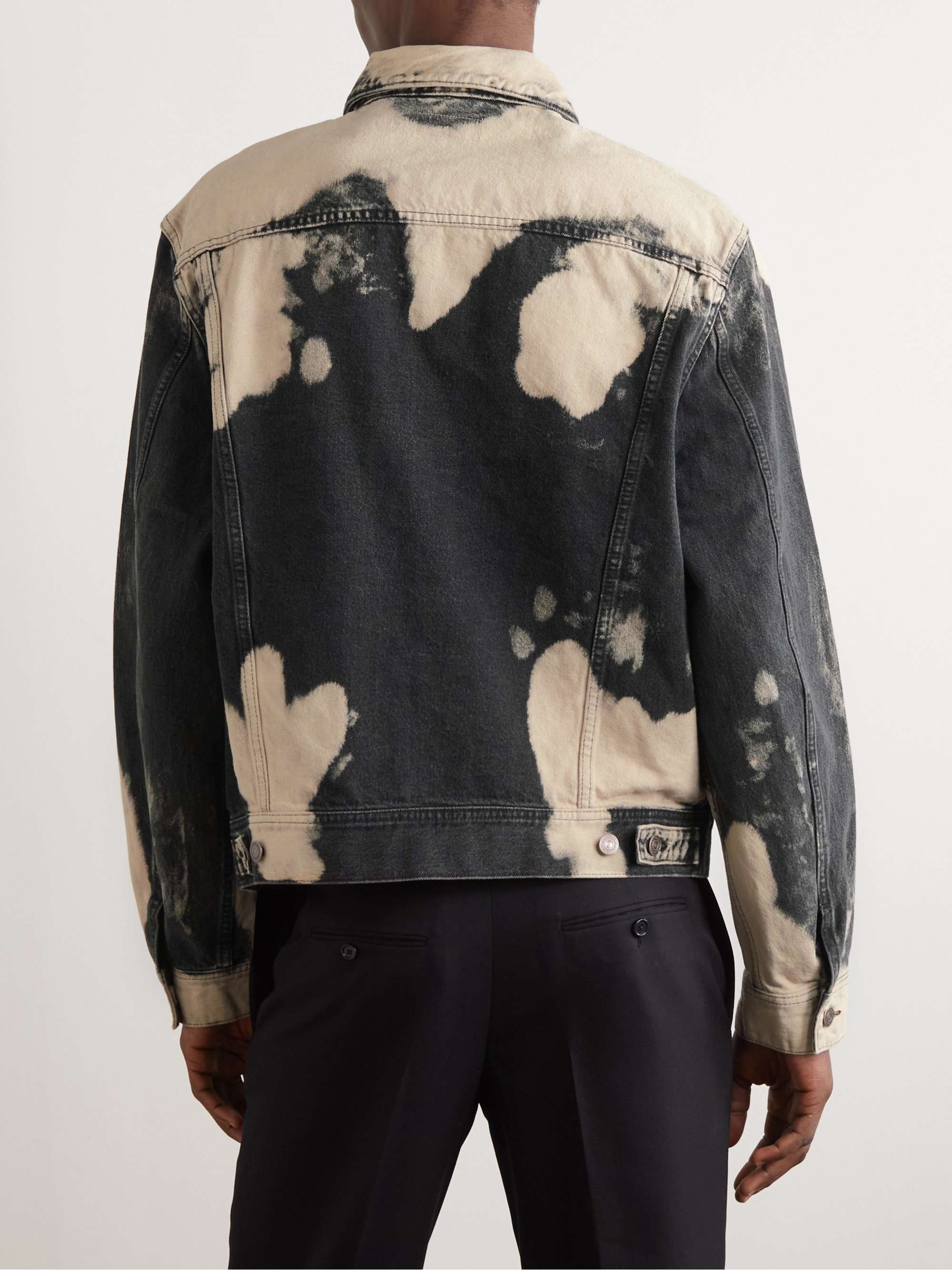 CELINE HOMME Bleached Denim Jacket