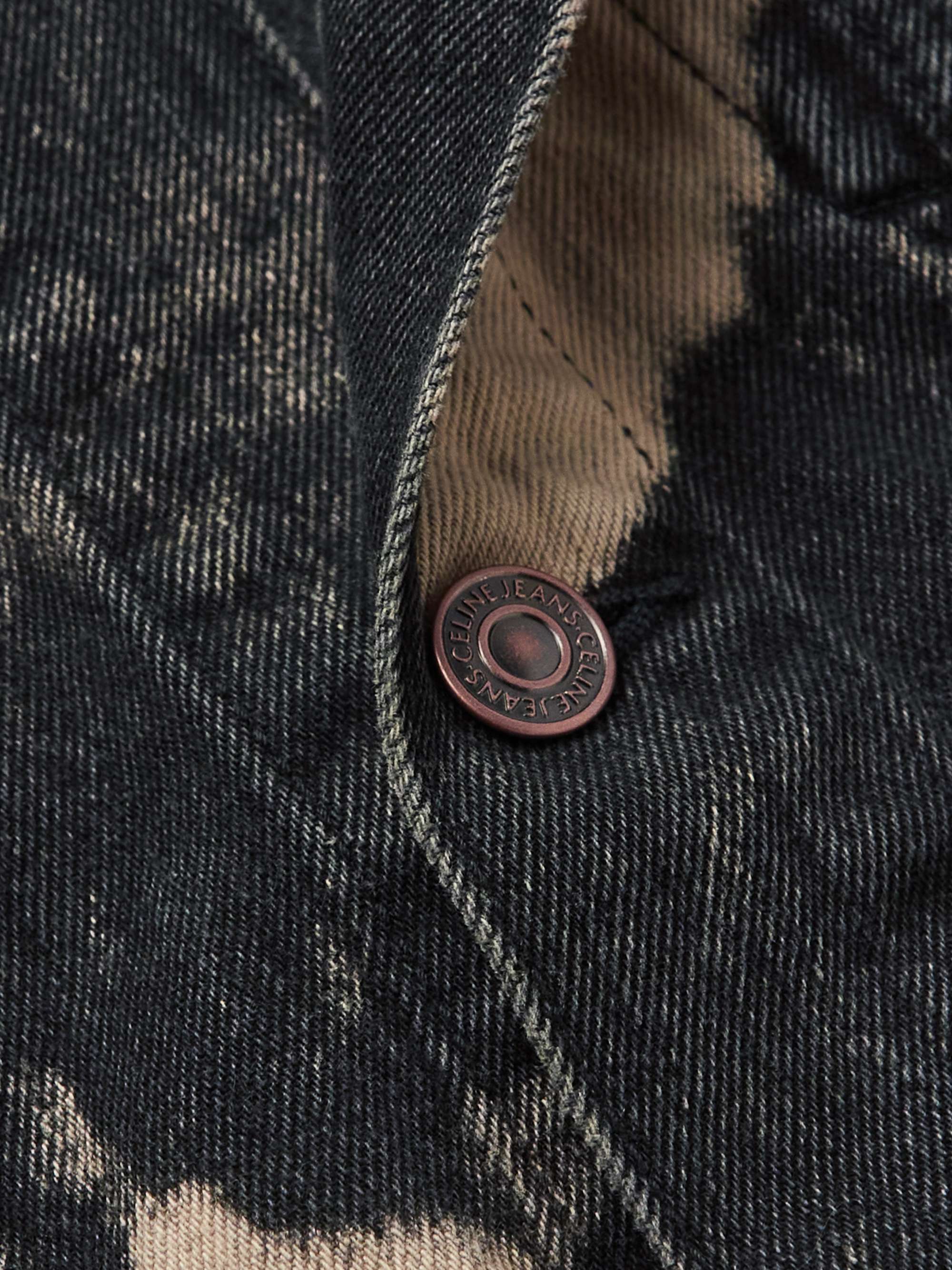 CELINE HOMME Bleached Denim Jacket