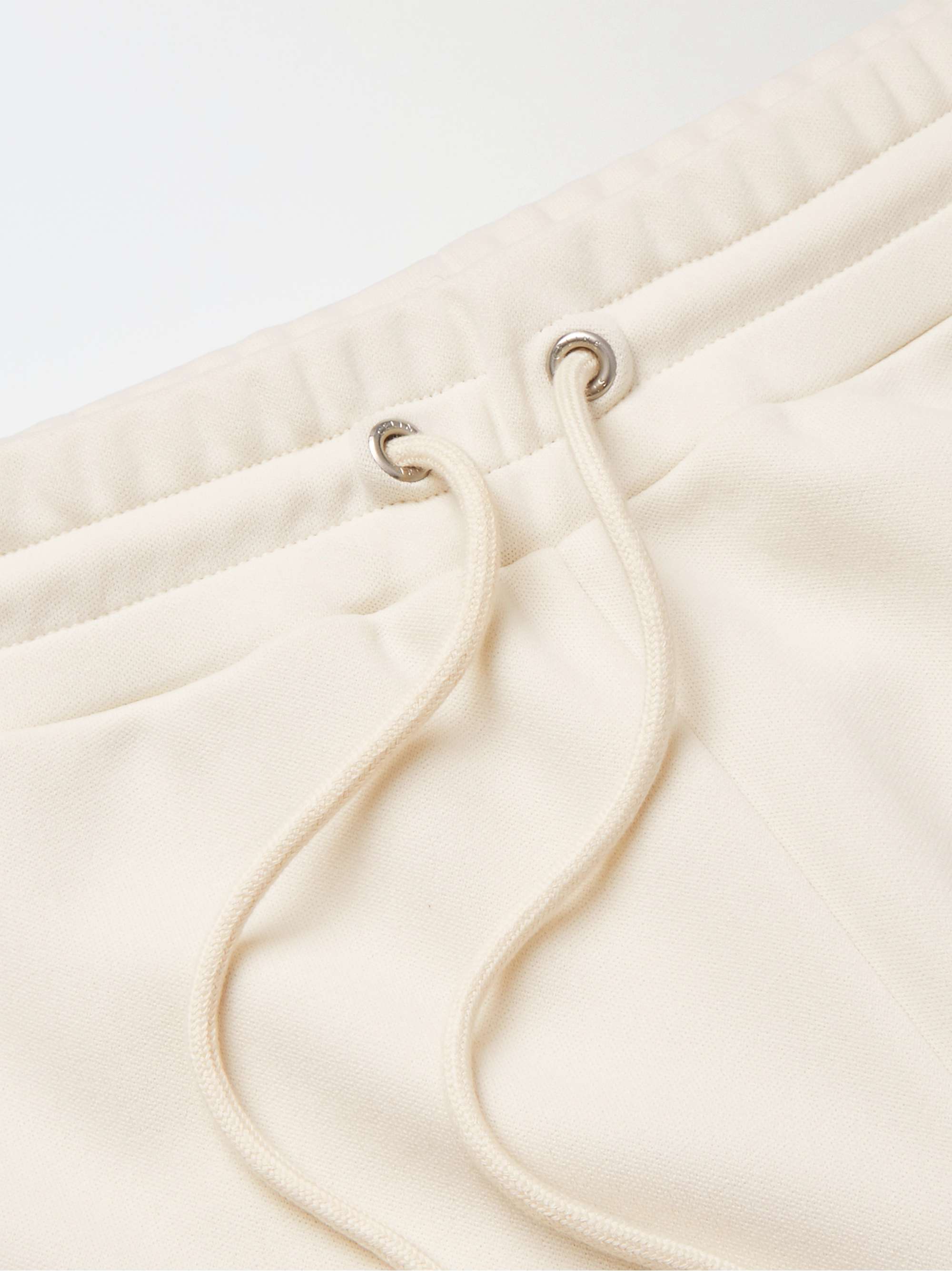 CELINE HOMME Straight-Leg Embellished Jersey Track Pants