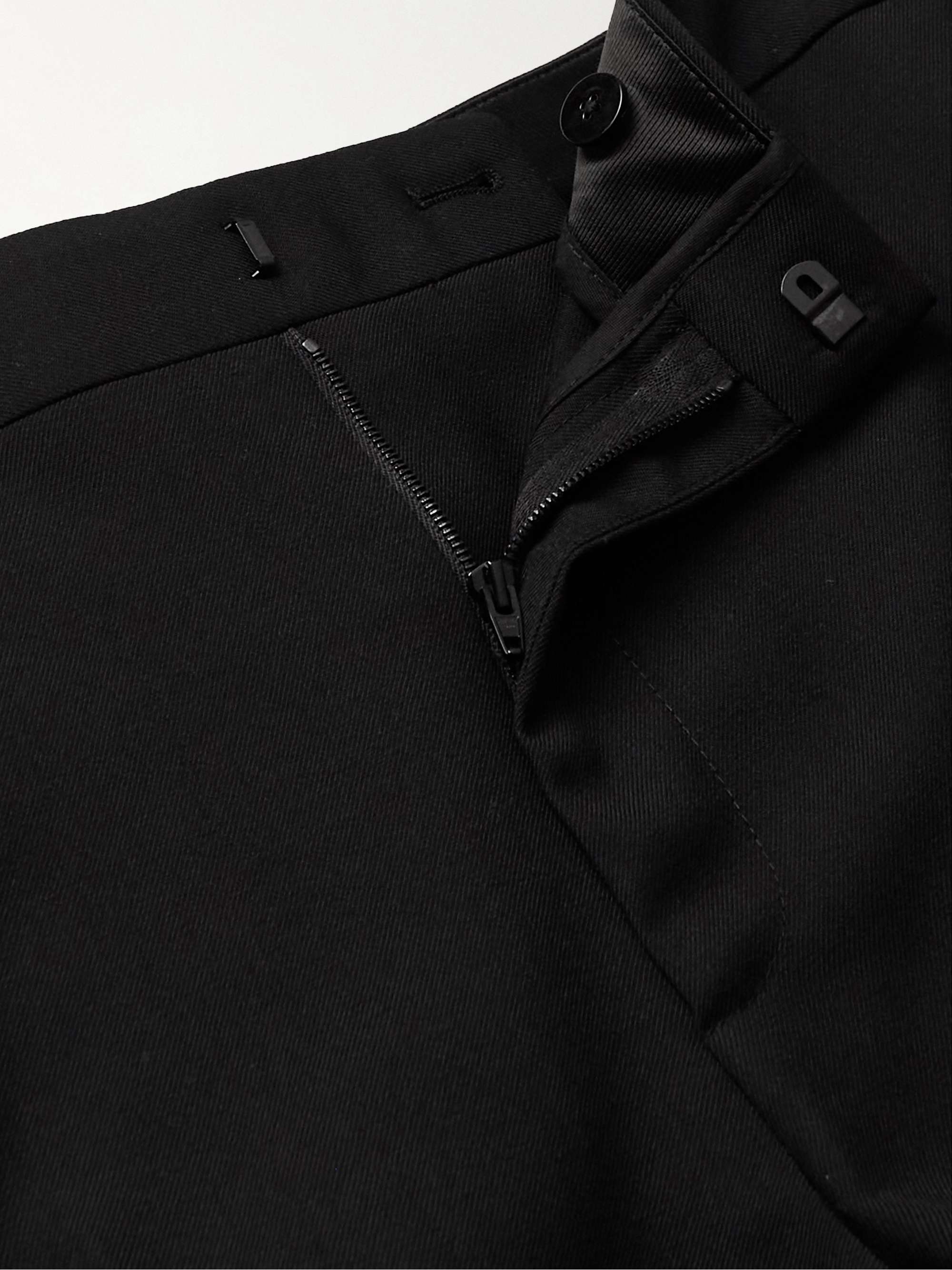 CELINE HOMME Straight-Leg Pleated Wool Suit Trousers