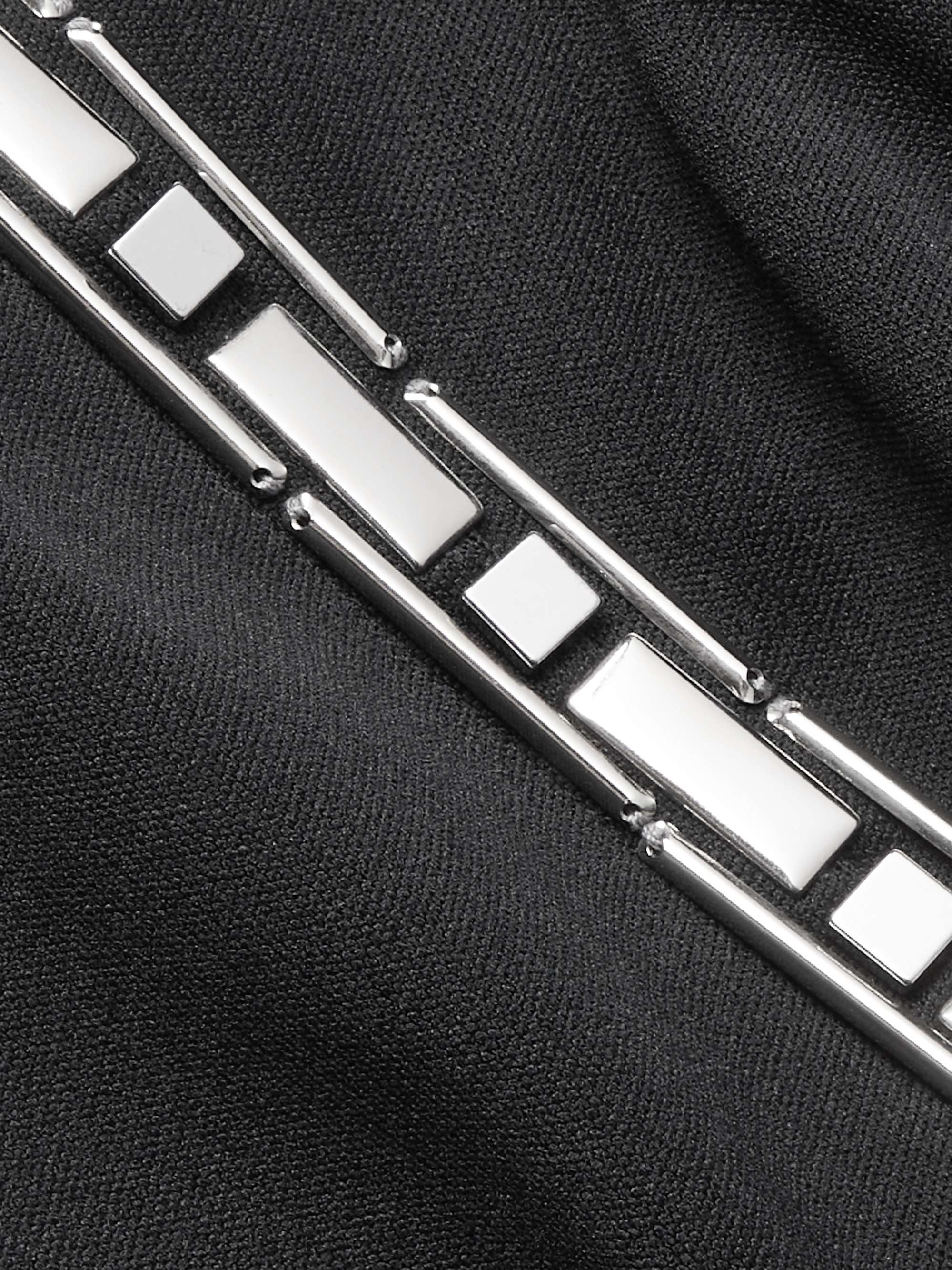 CELINE HOMME Straight-Leg Embellished Logo-Print Jersey Sweatpants
