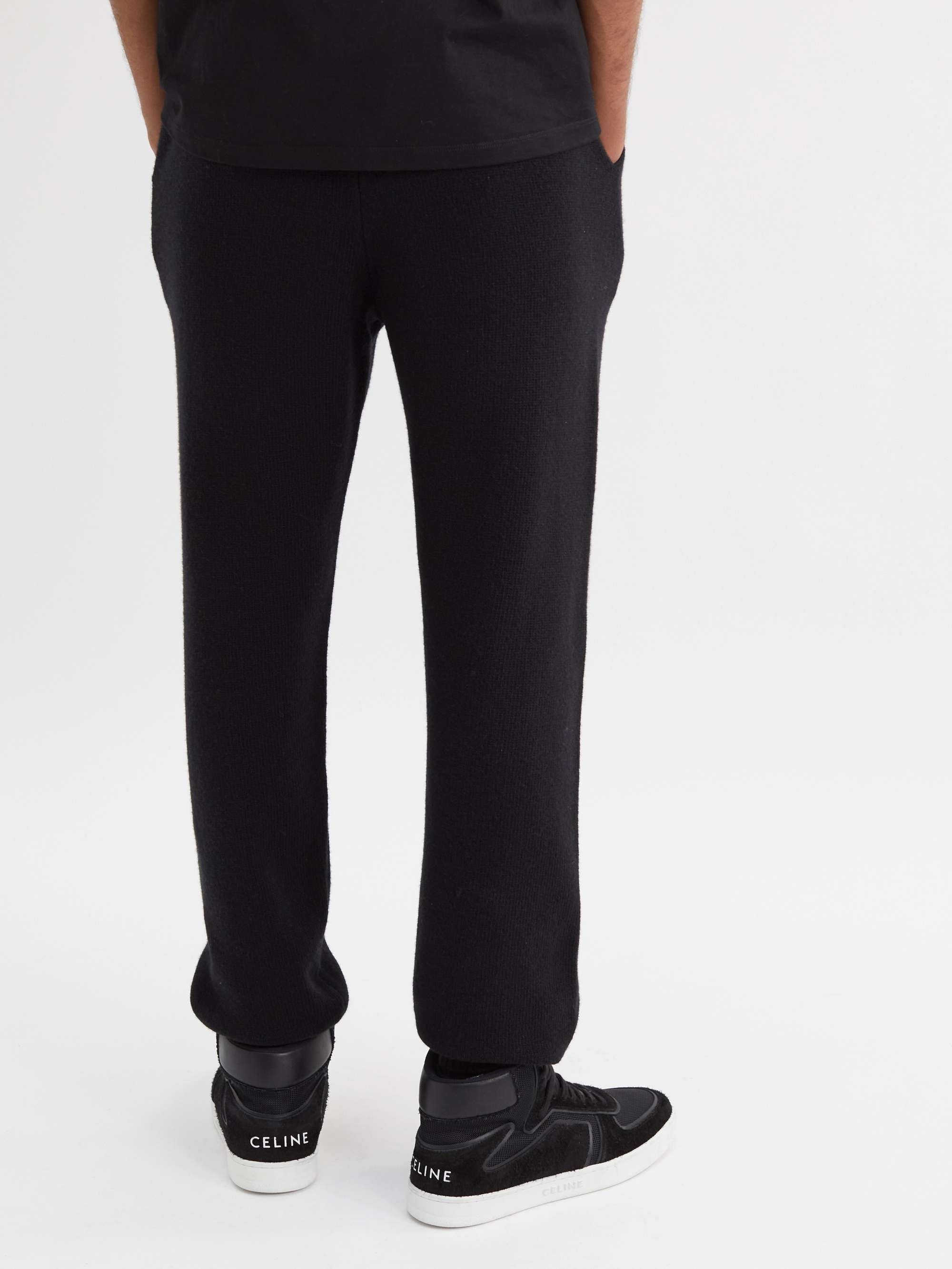 CELINE Tapered Wool and Cashmere-Blend Sweatpants