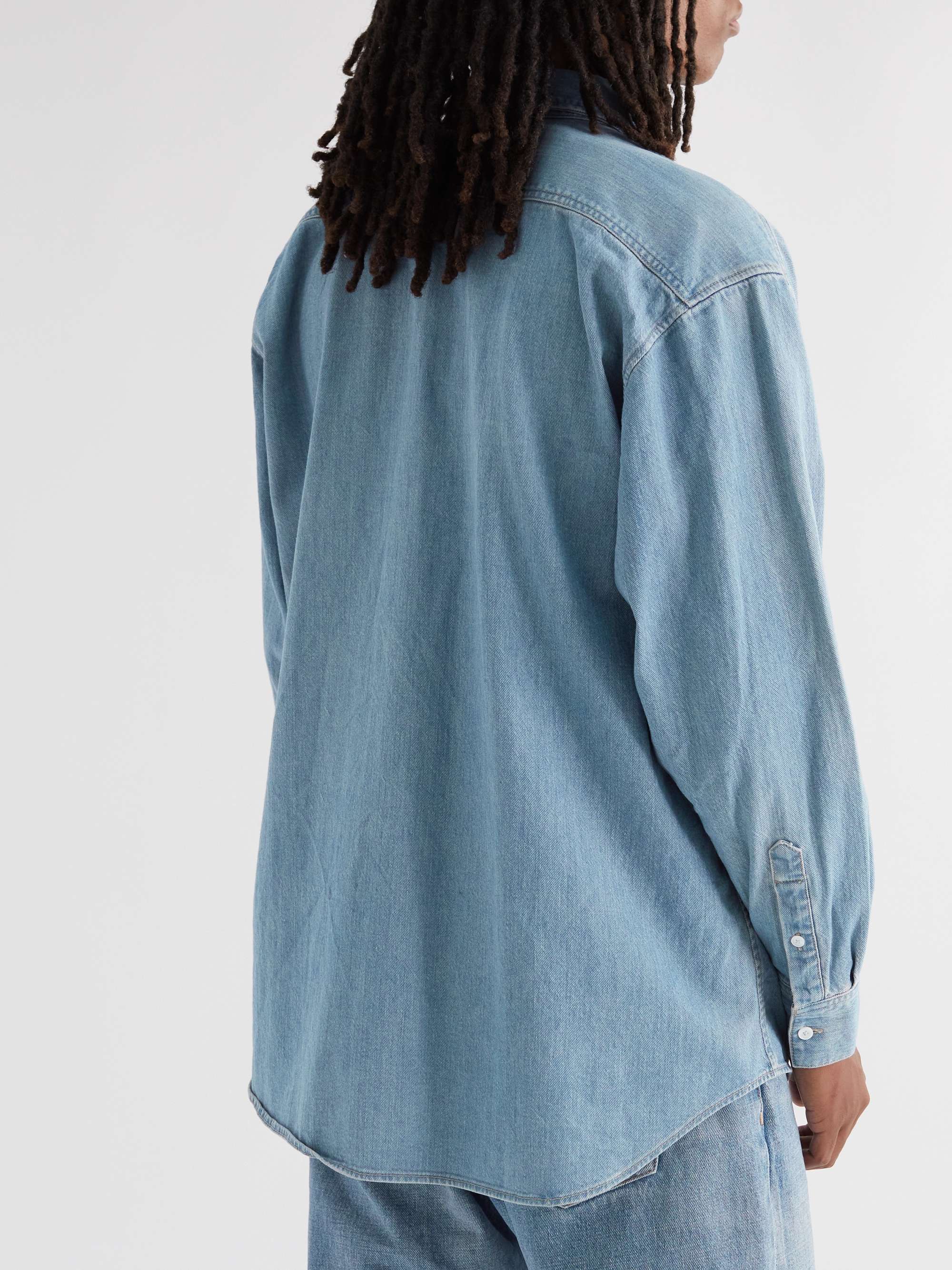 CELINE HOMME Oversized Denim Shirt