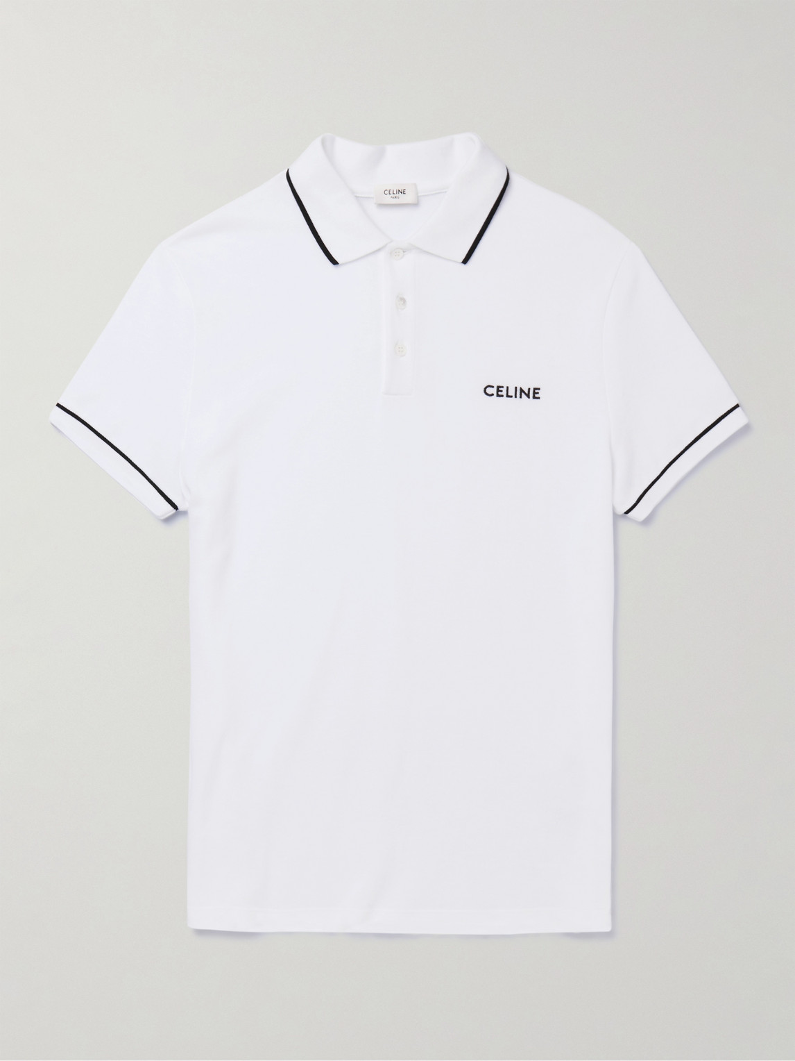 Logo-Embroidered Cotton-Piqué Polo Shirt