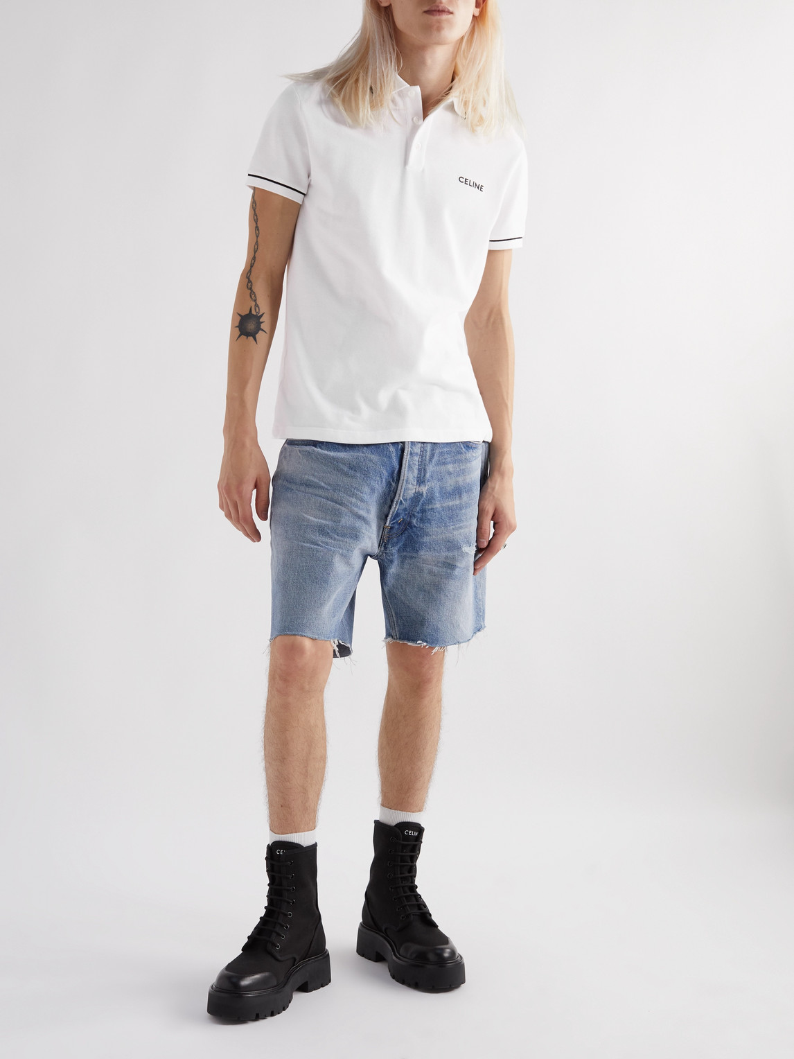 Logo-Embroidered Cotton-Piqué Polo Shirt — 2