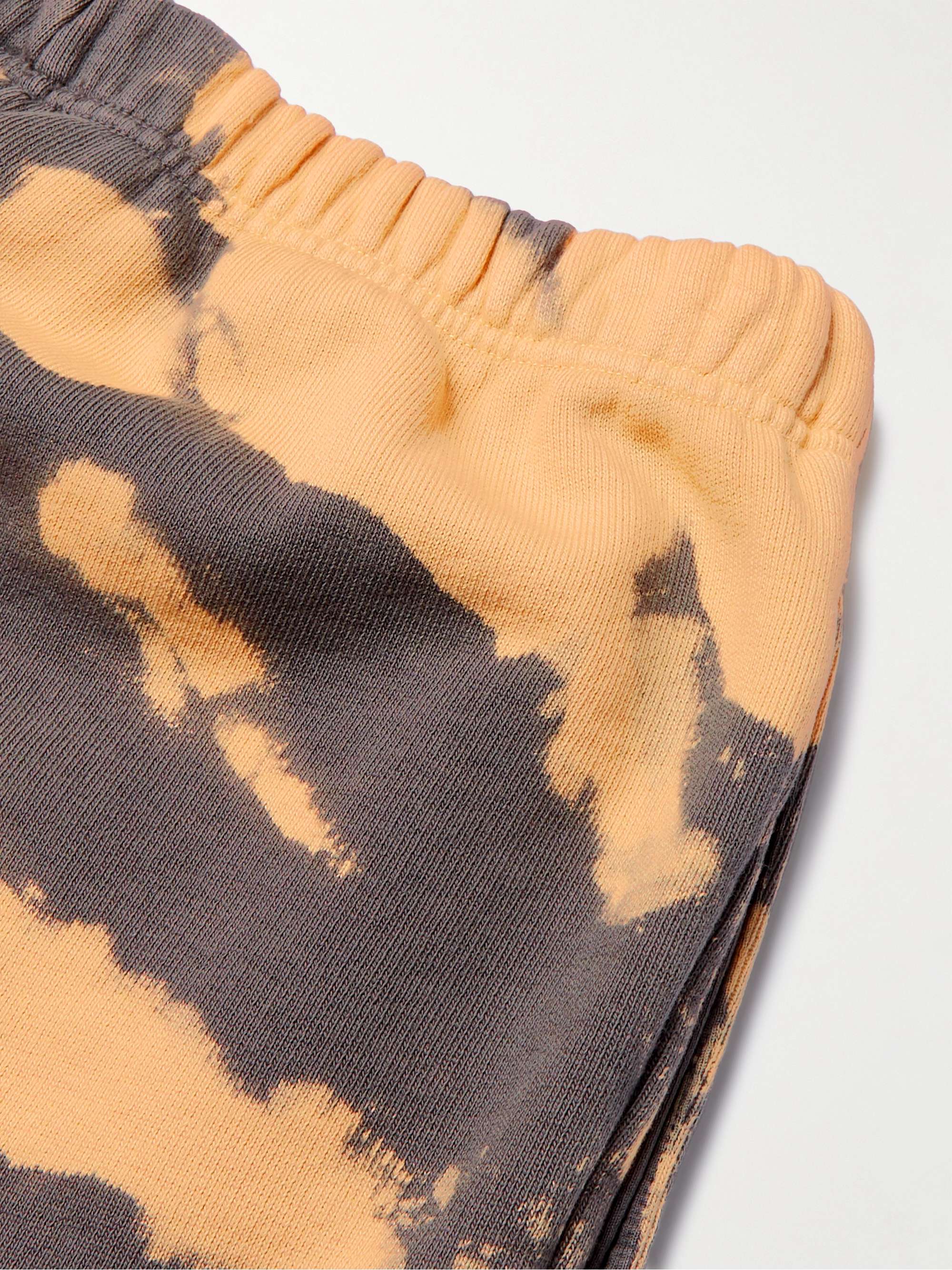 CELINE HOMME Tie-Dyed Cotton-Jersey Drawstring Shorts