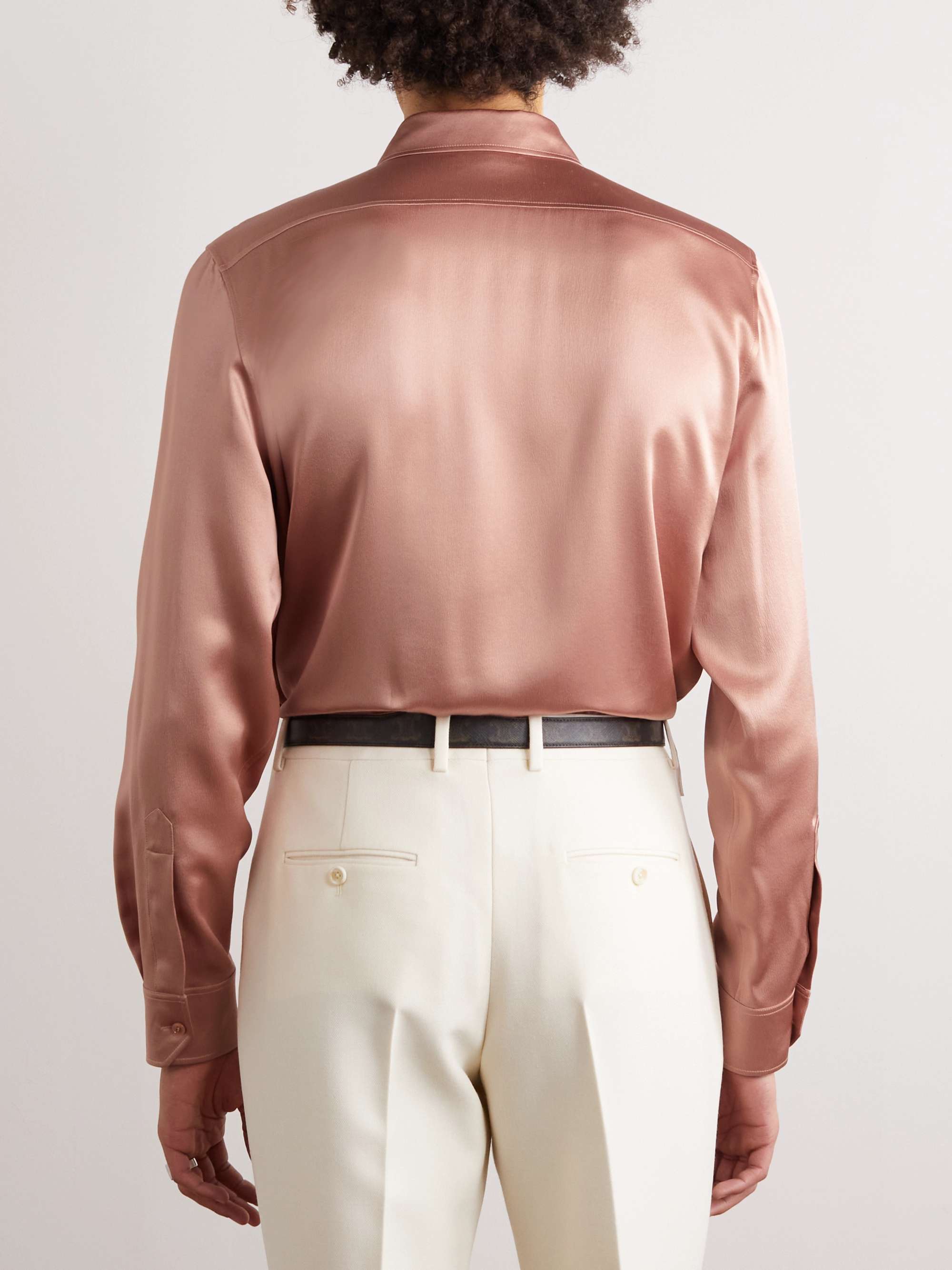CELINE HOMME Silk-Satin Shirt
