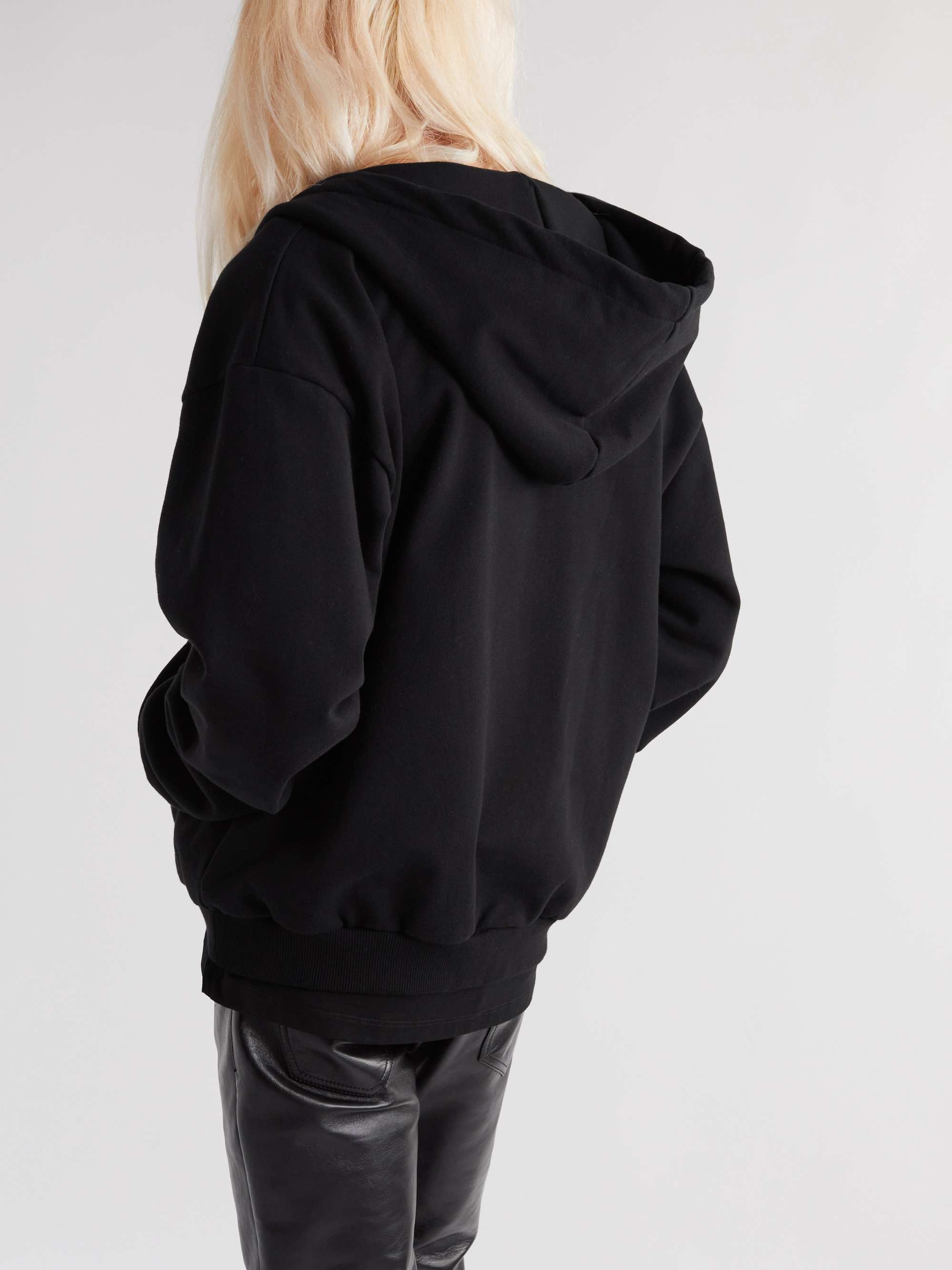 CELINE HOMME Logo-Print Cotton-Blend Jersey Hoodie