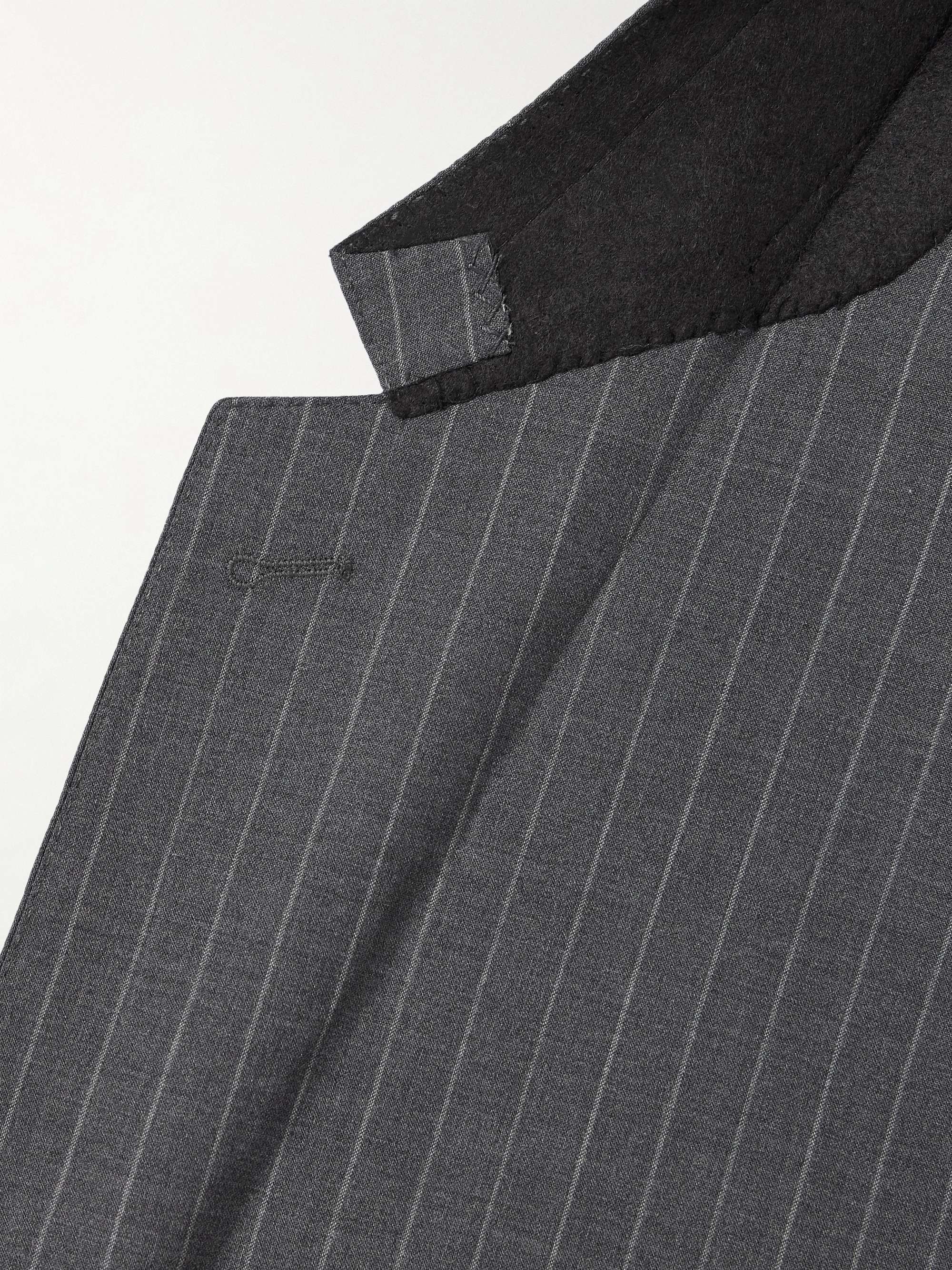 CELINE HOMME Pinstriped Wool Blazer