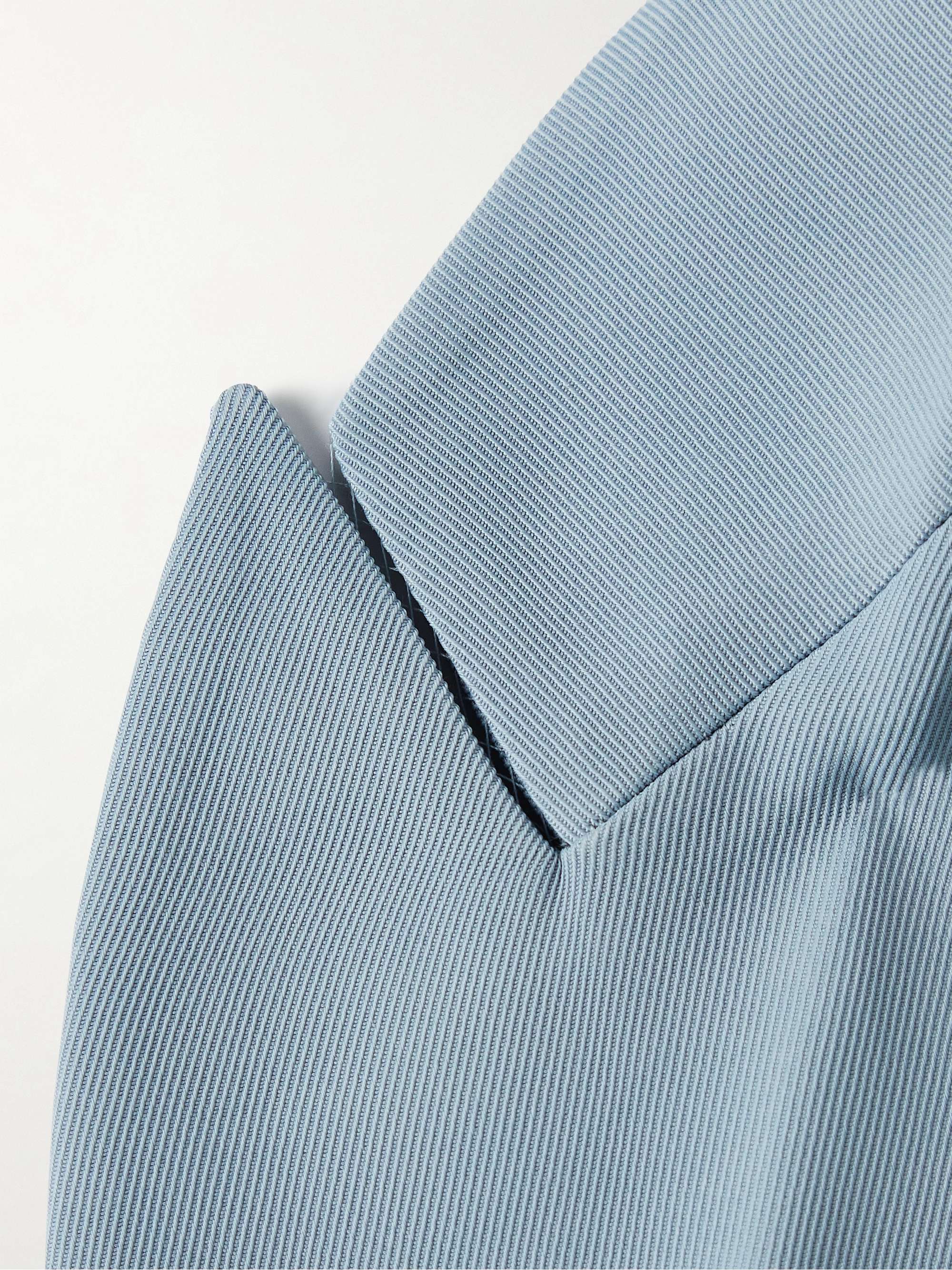 AMIRI Logo-Embellished Double-Breasted Drill Suit Jacket