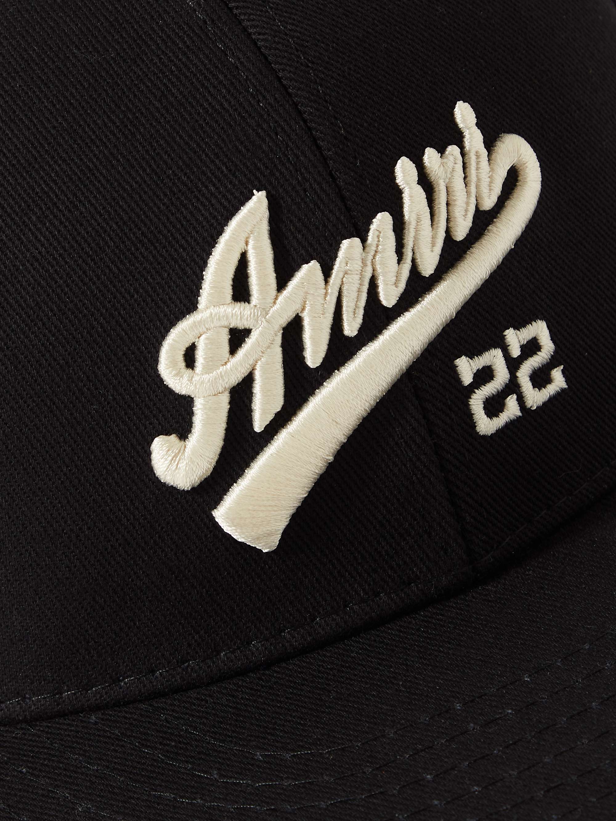 AMIRI Logo-Embroidered Cotton-Twill Baseball Cap