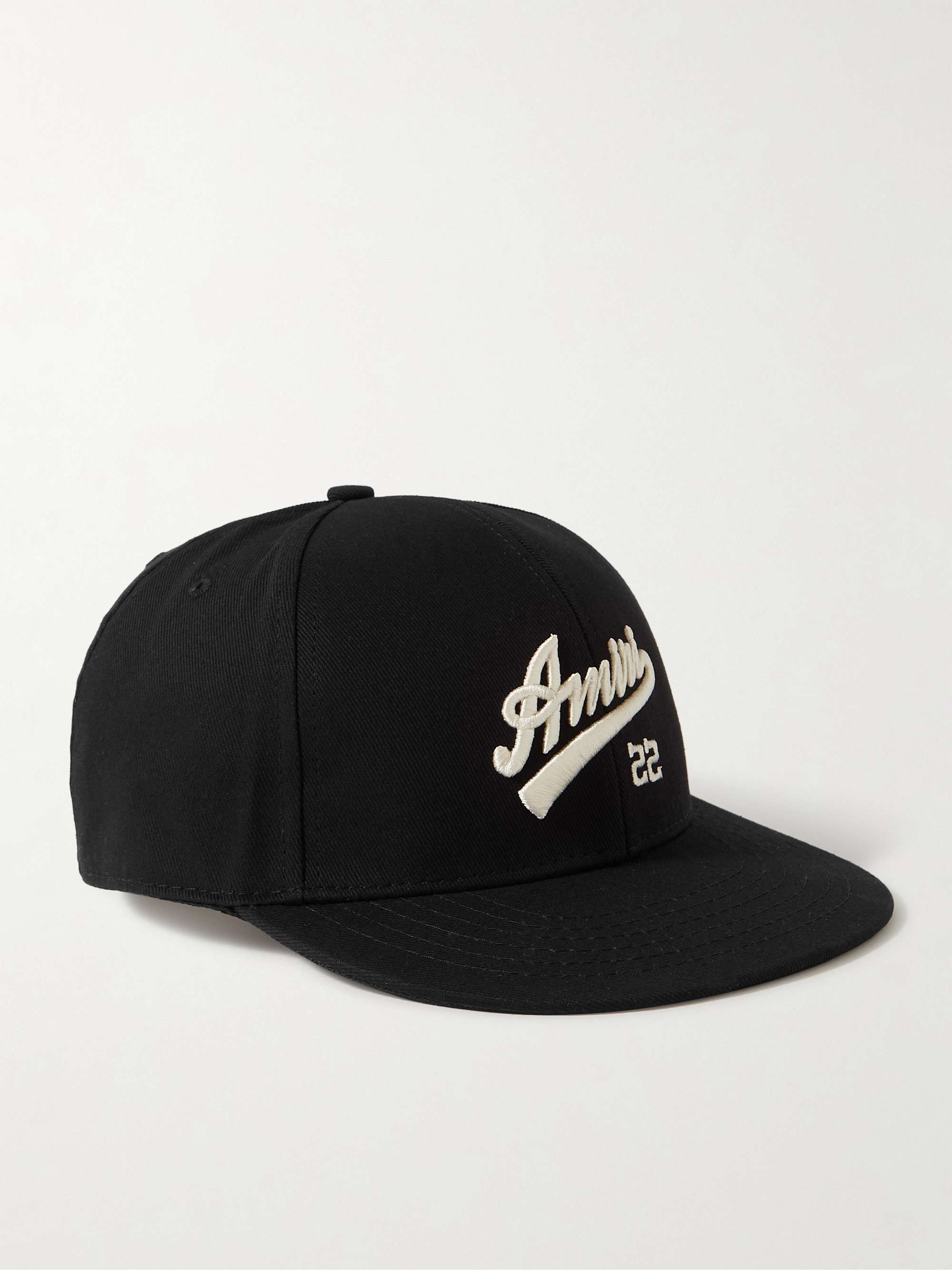 AMIRI Logo-Embroidered Cotton-Twill Baseball Cap