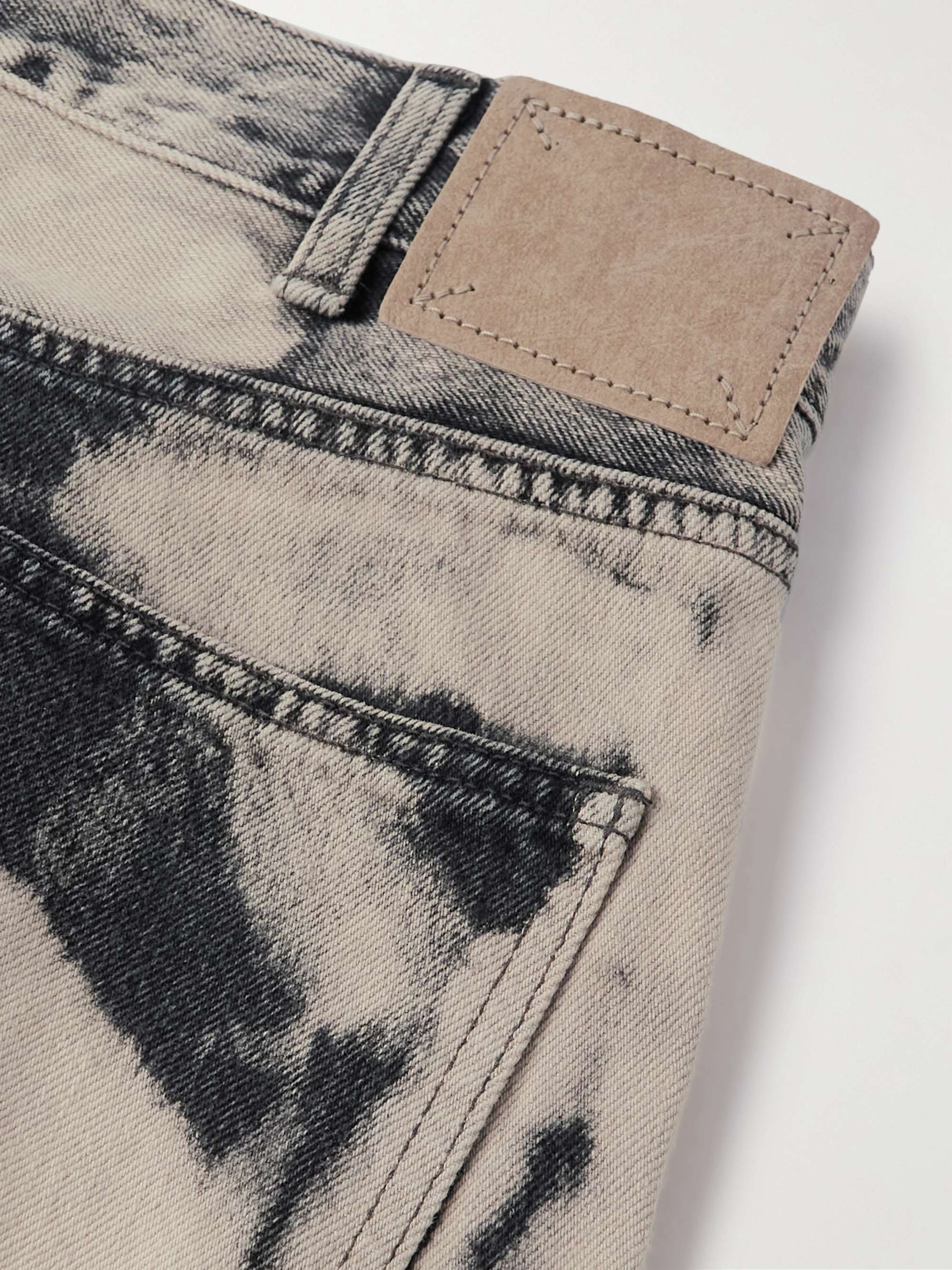 CELINE HOMME Wesley Straight-Leg Bleached Jeans