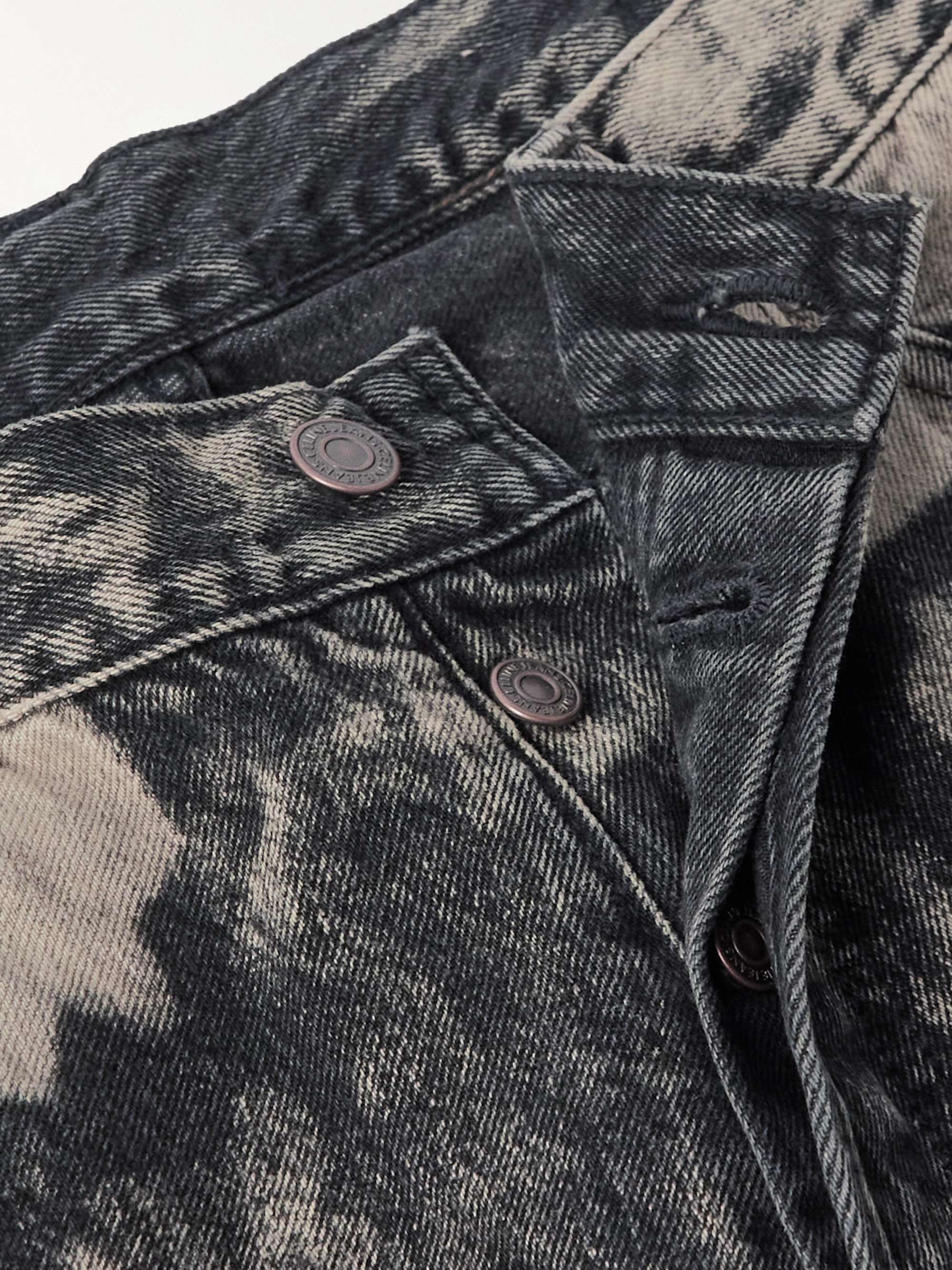 CELINE HOMME Wesley Straight-Leg Bleached Jeans