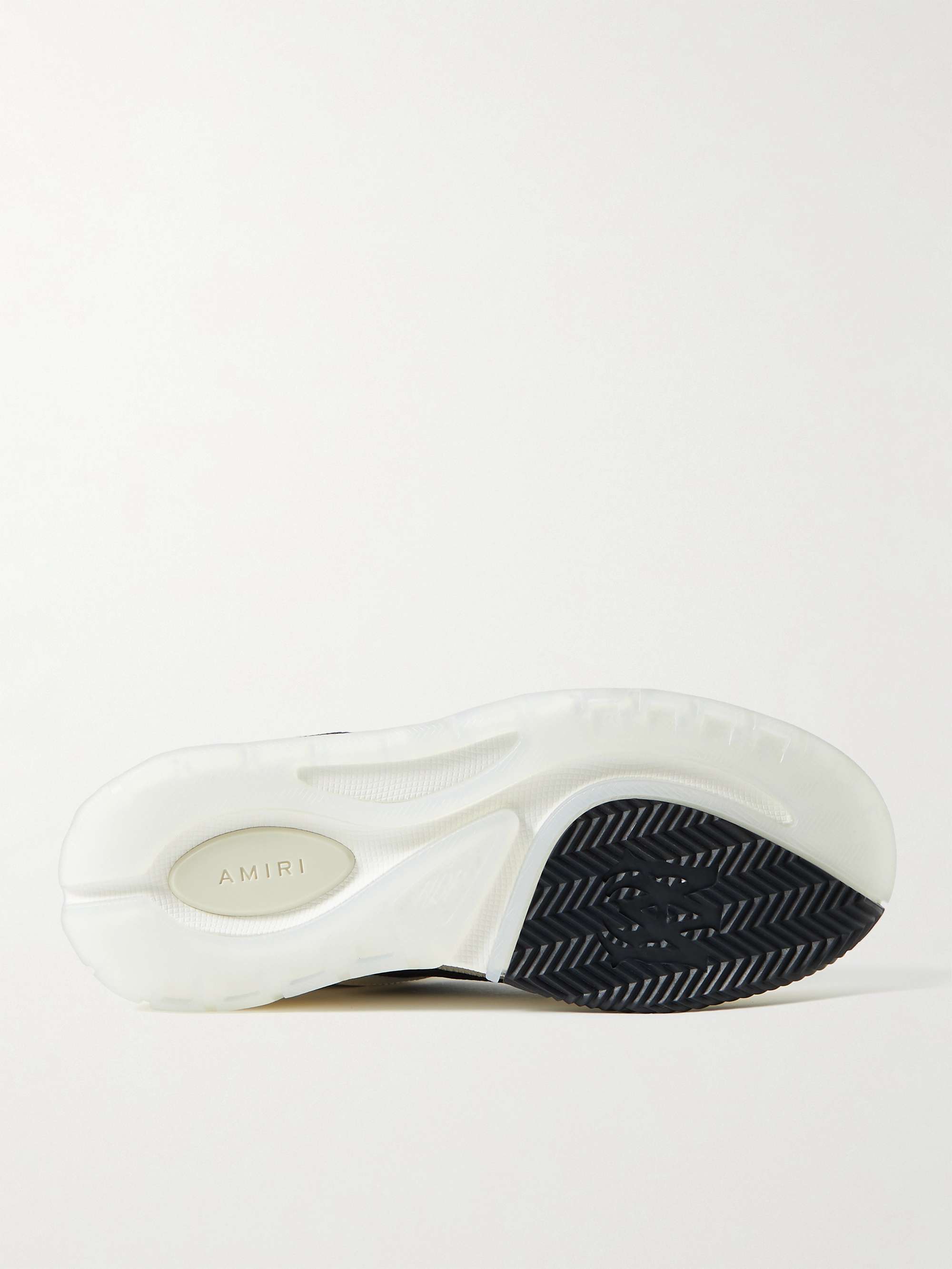 AMIRI MA-1 Leather, Suede and Mesh Sneakers