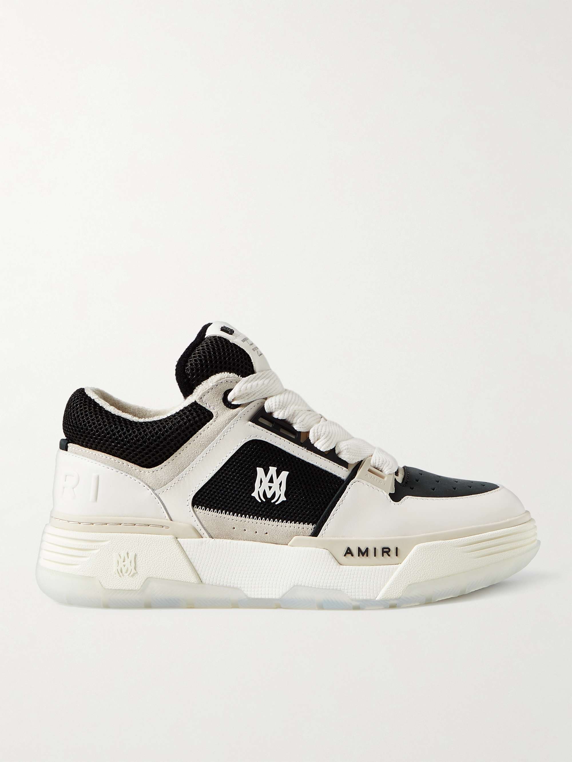 MA-1 Leather, Suede and Mesh Sneakers