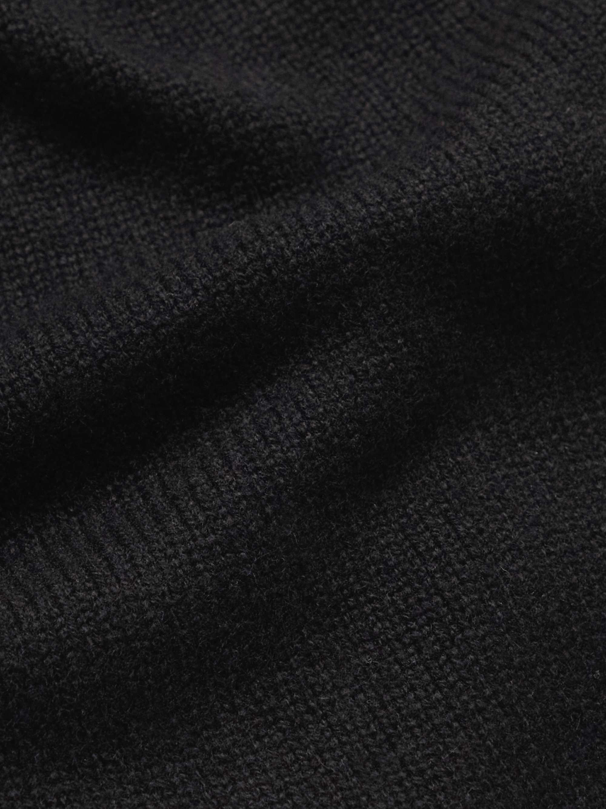CELINE HOMME Oversized Wool and Cashmere-Blend Zip-Up Hoodie
