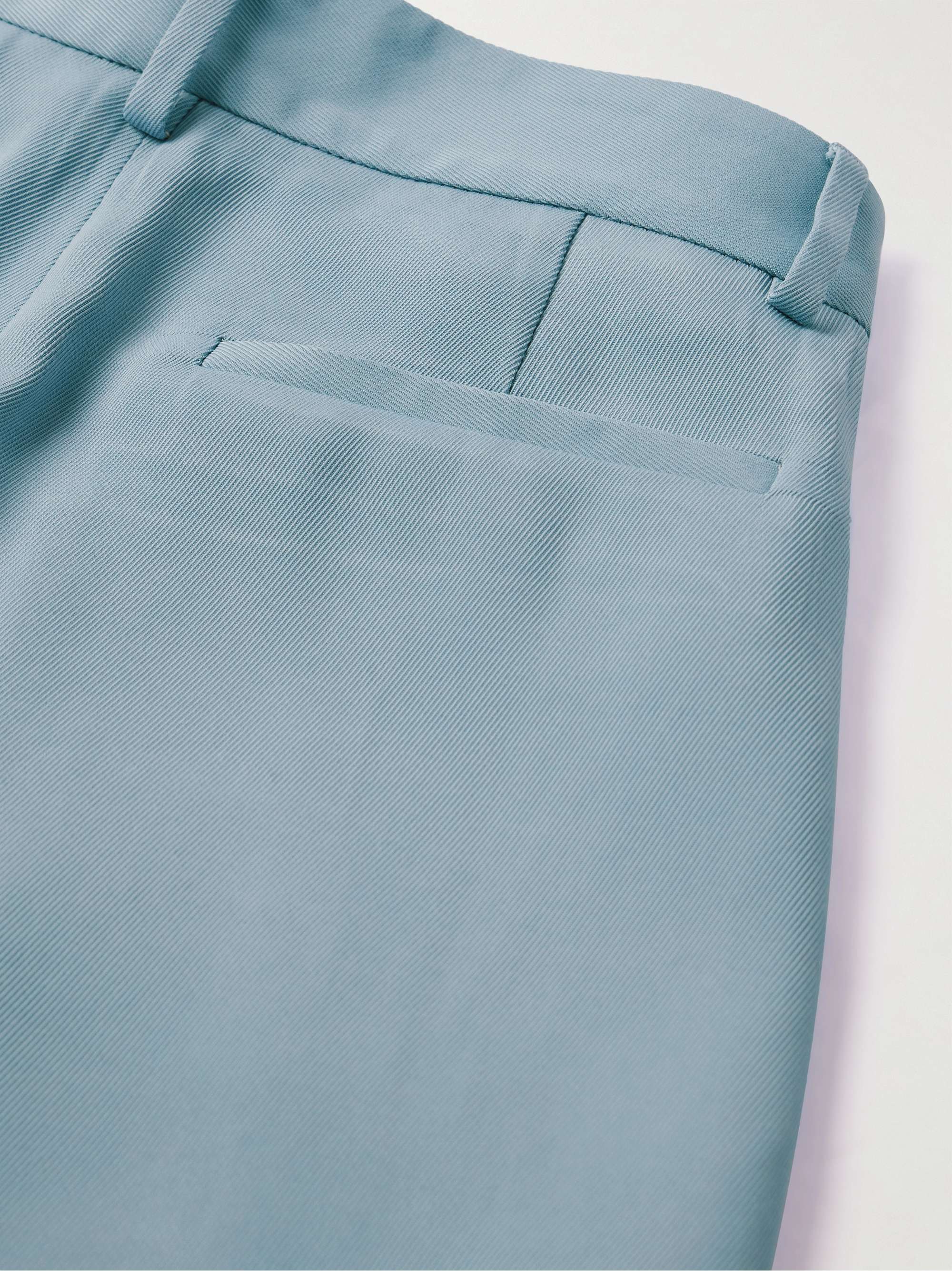AMIRI Straight-Leg Pleated Twill Trousers