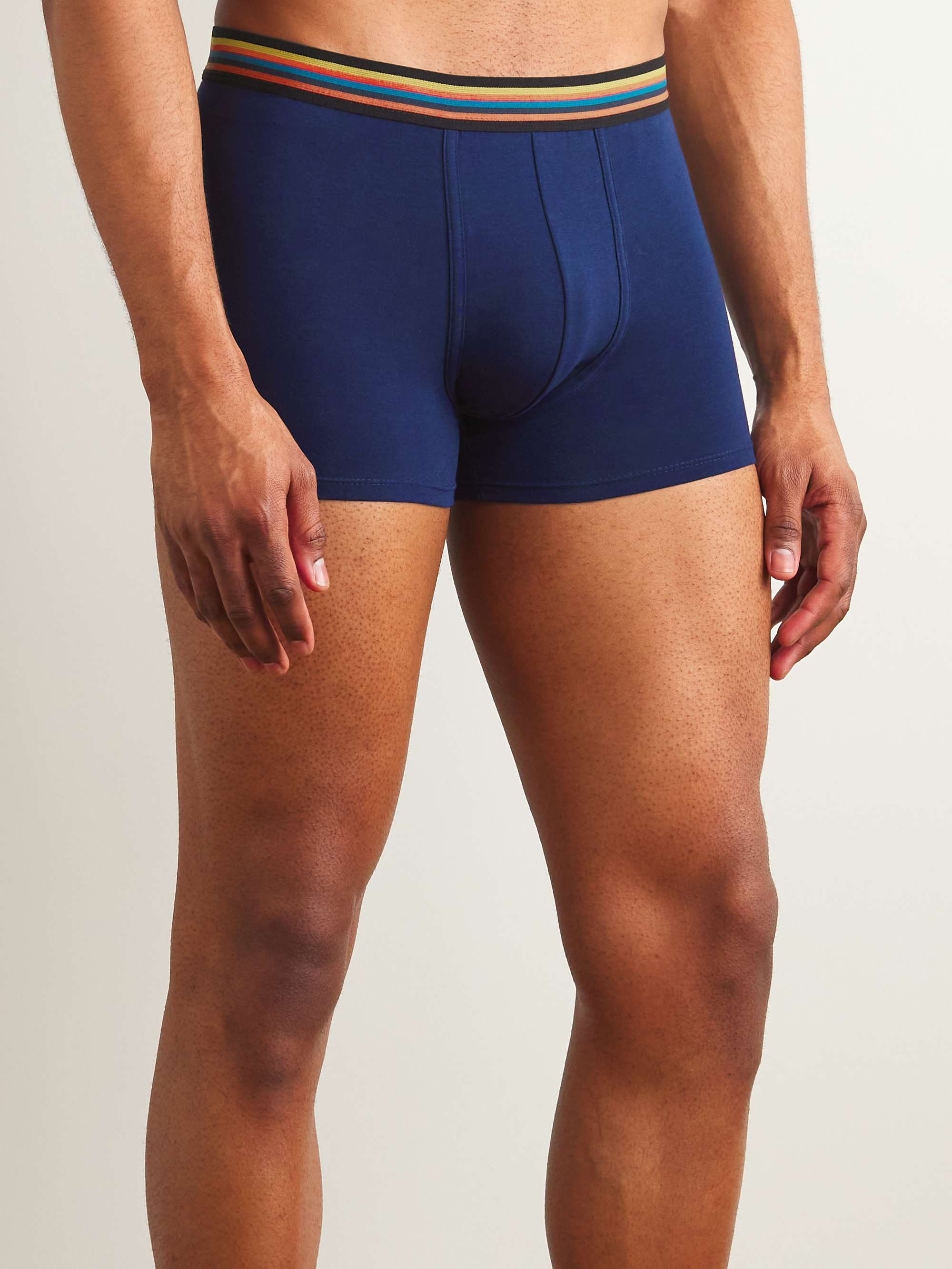 PAUL SMITH Three-Pack Striped Stretch-Cotton Boxer Briefs