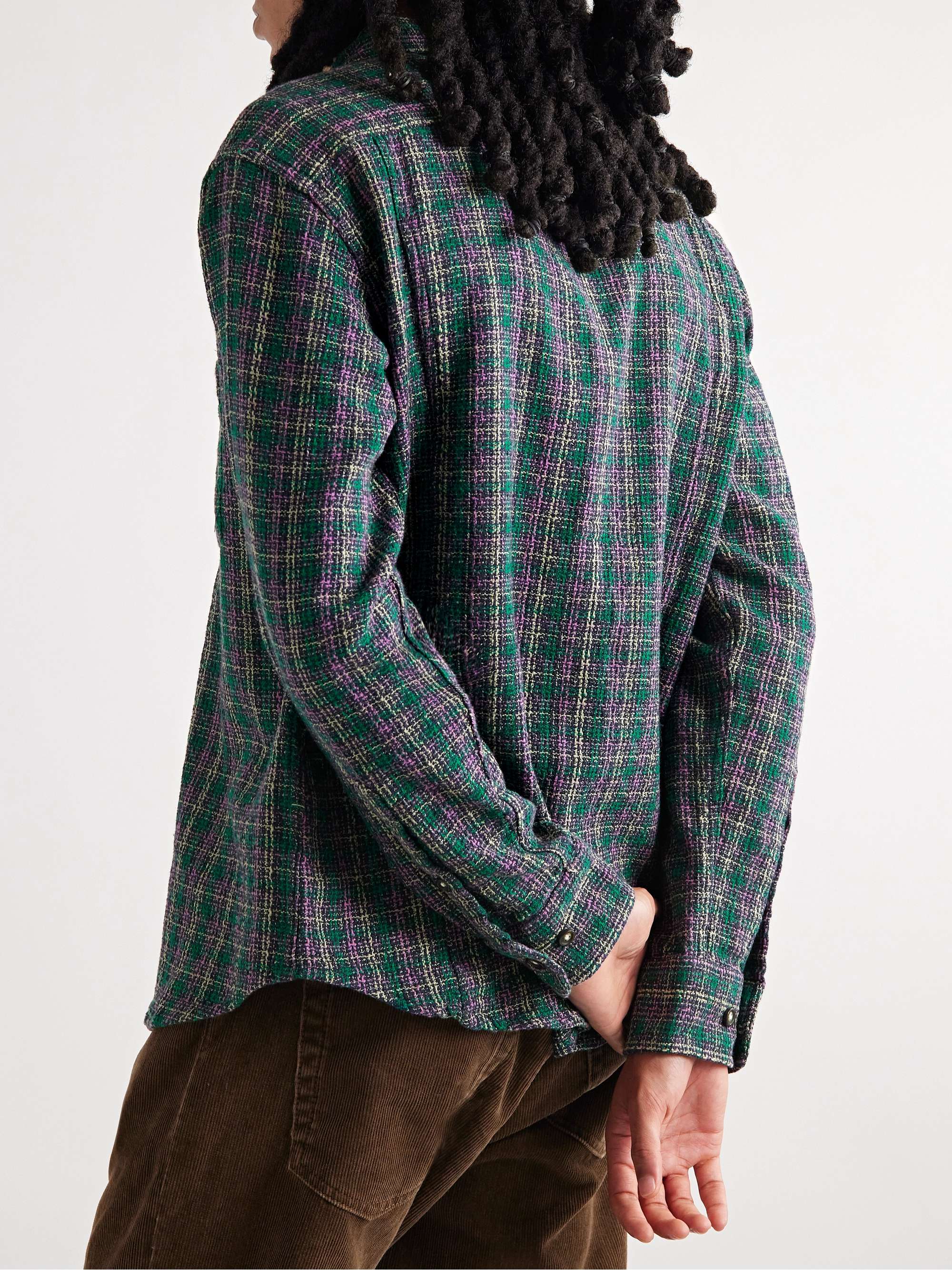 CORRIDOR Snow Check Clubhouse Cotton Shirt