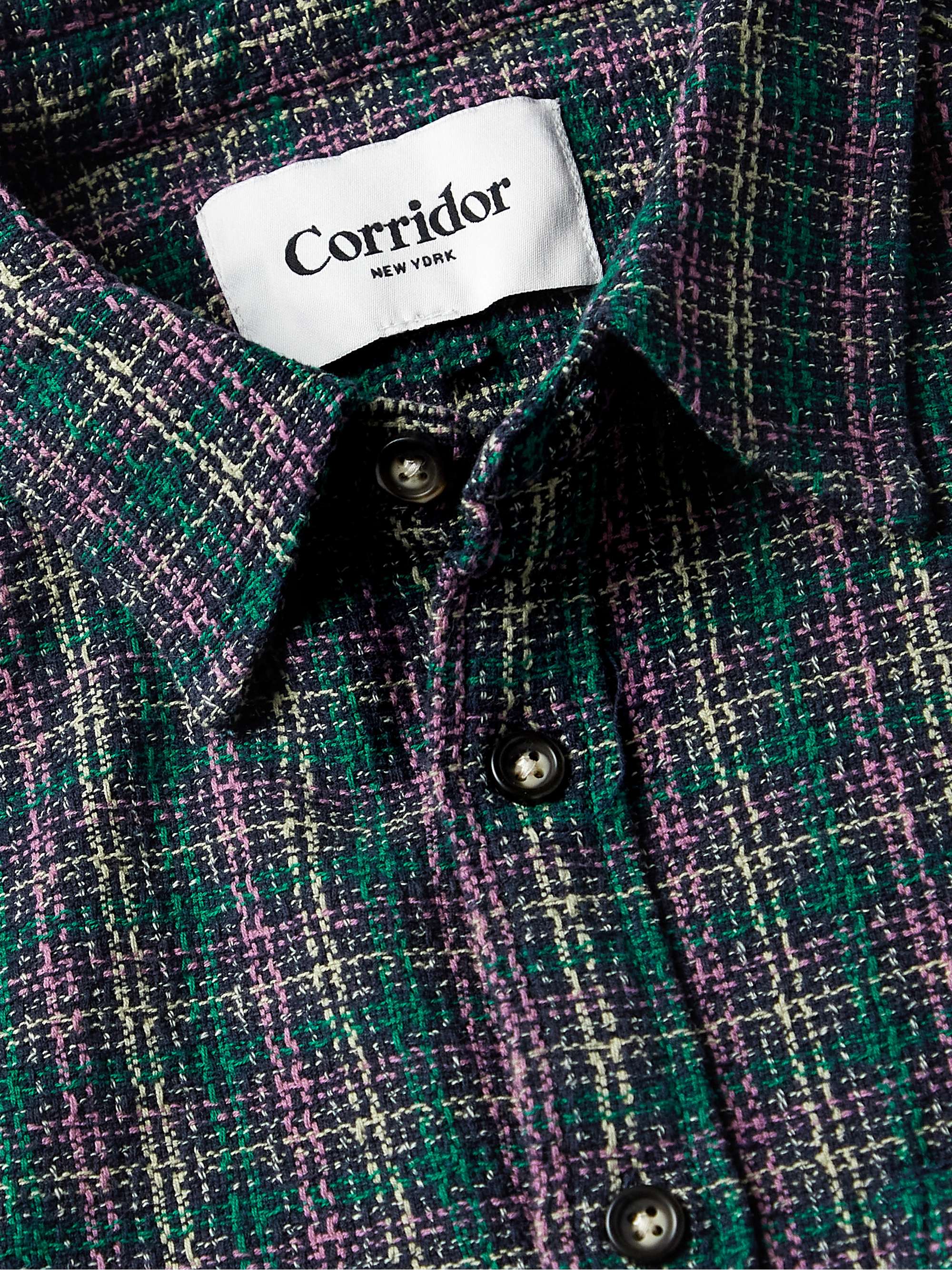 CORRIDOR Snow Check Clubhouse Cotton Shirt