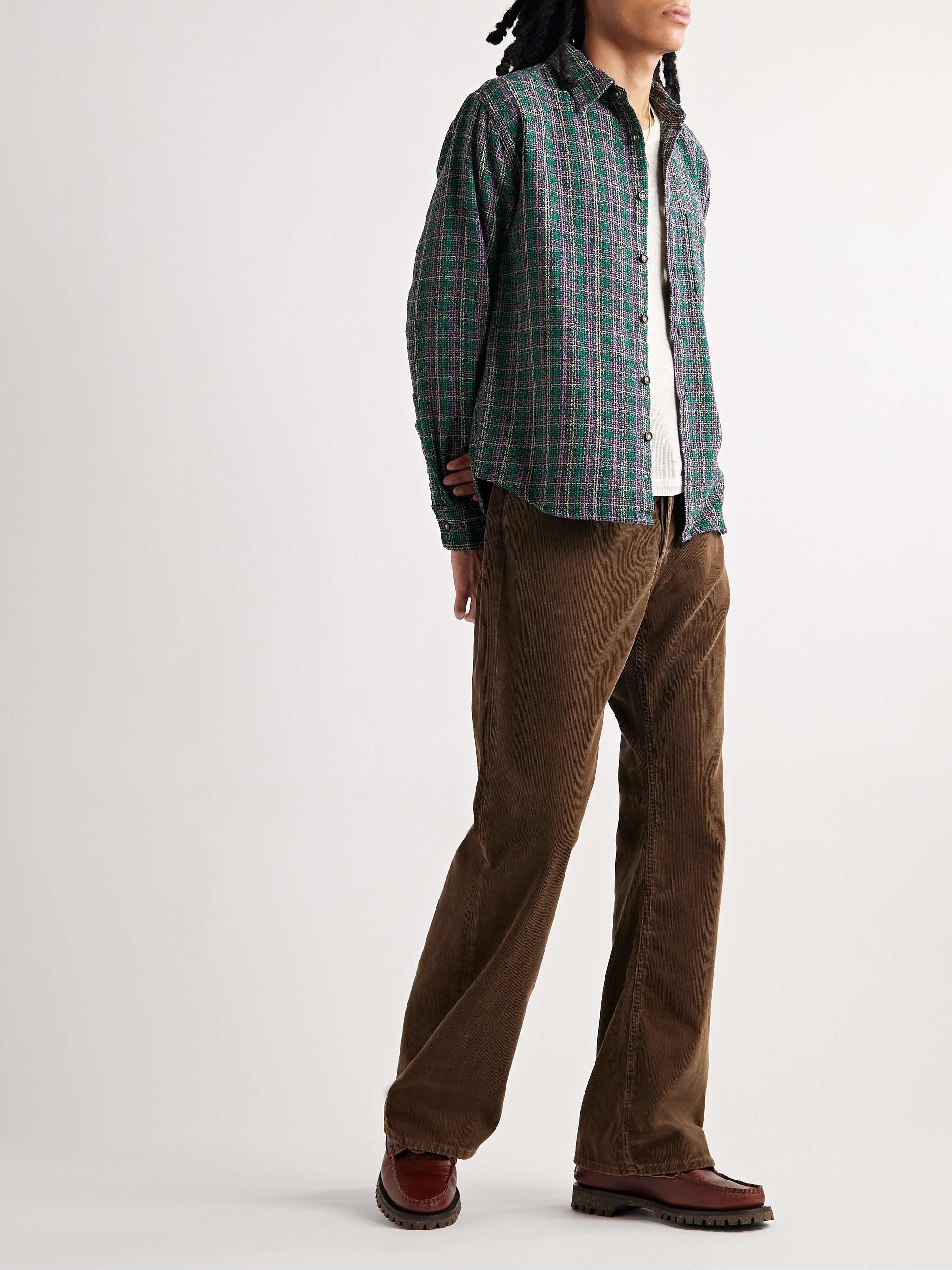 CORRIDOR Snow Check Clubhouse Cotton Shirt