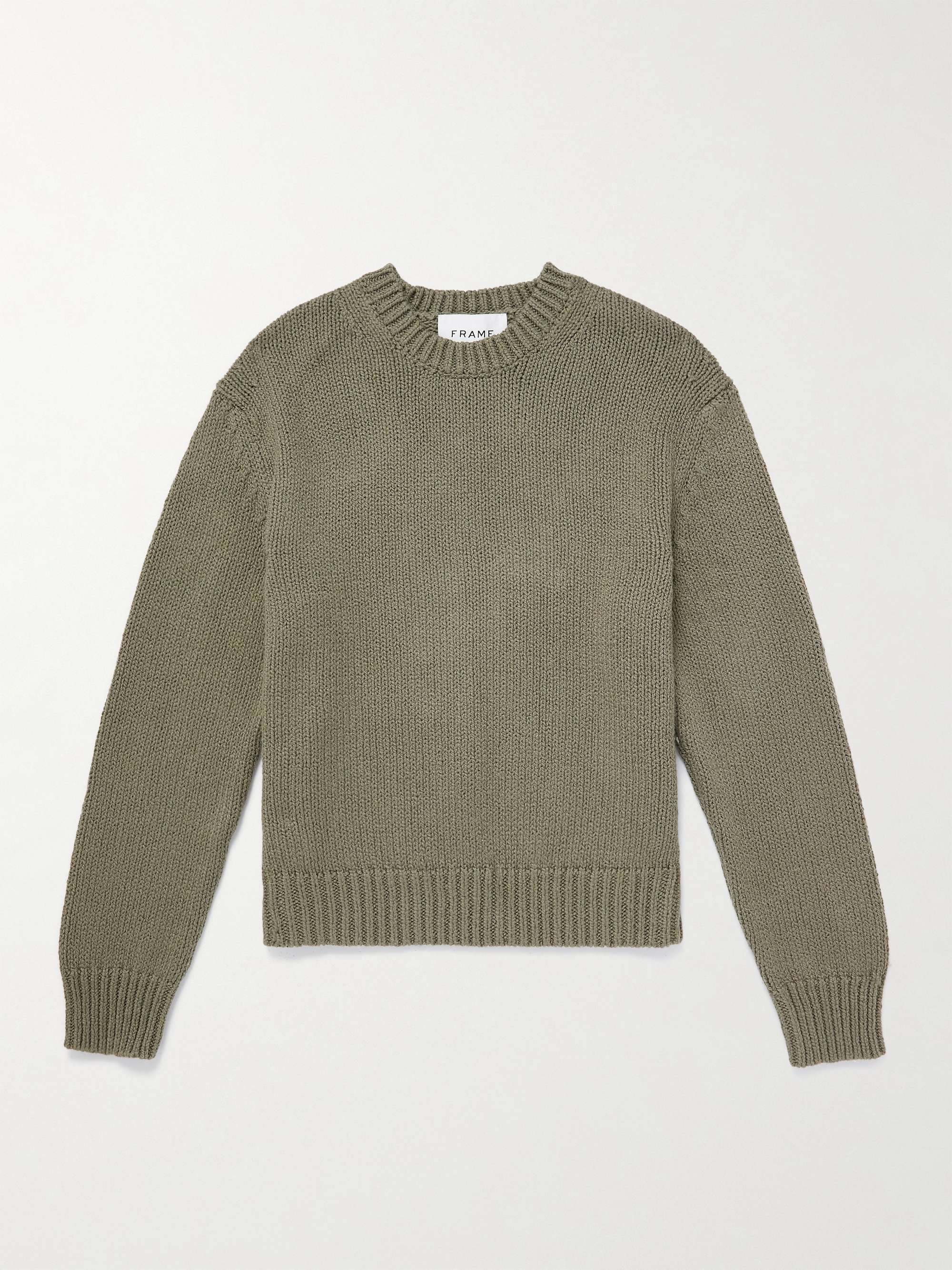 FRAME Cotton-Blend Sweater for Men | MR PORTER