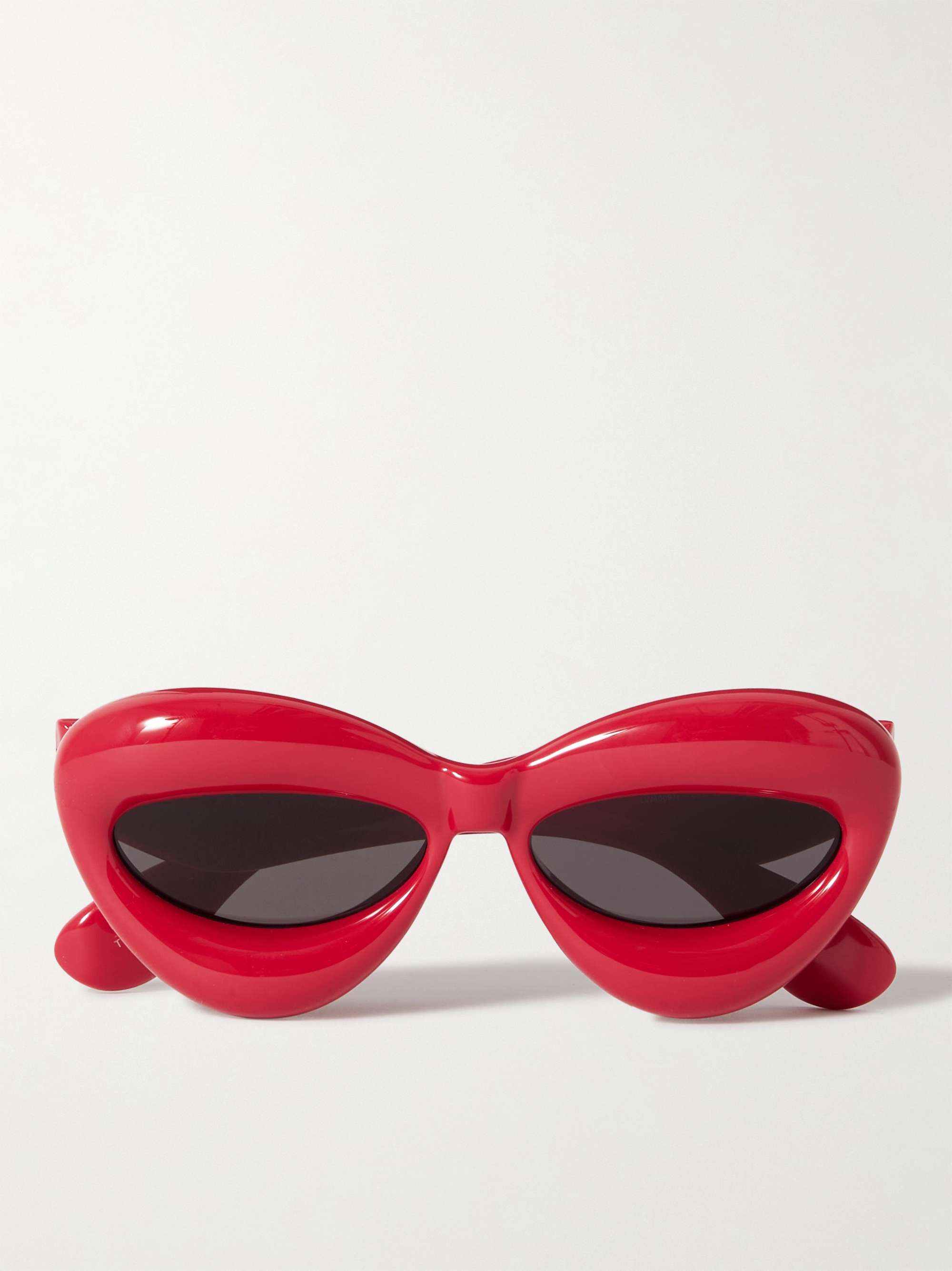 LOEWE EYEWEAR Inflated cat-eye acetate sunglasses