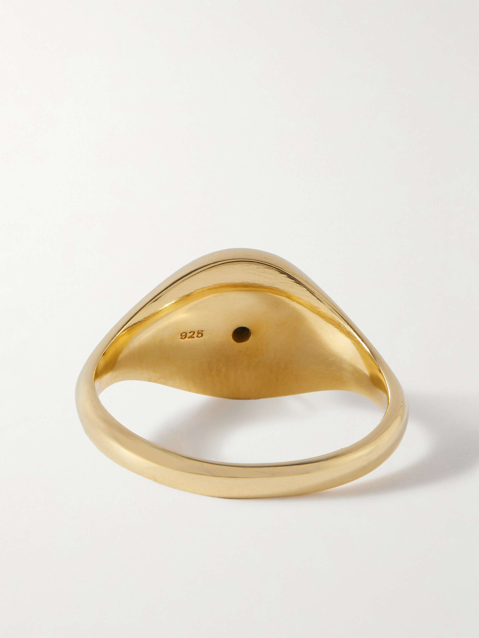 MIANSAI Opus Gold Vermeil, Chalcedony and Enamel Ring