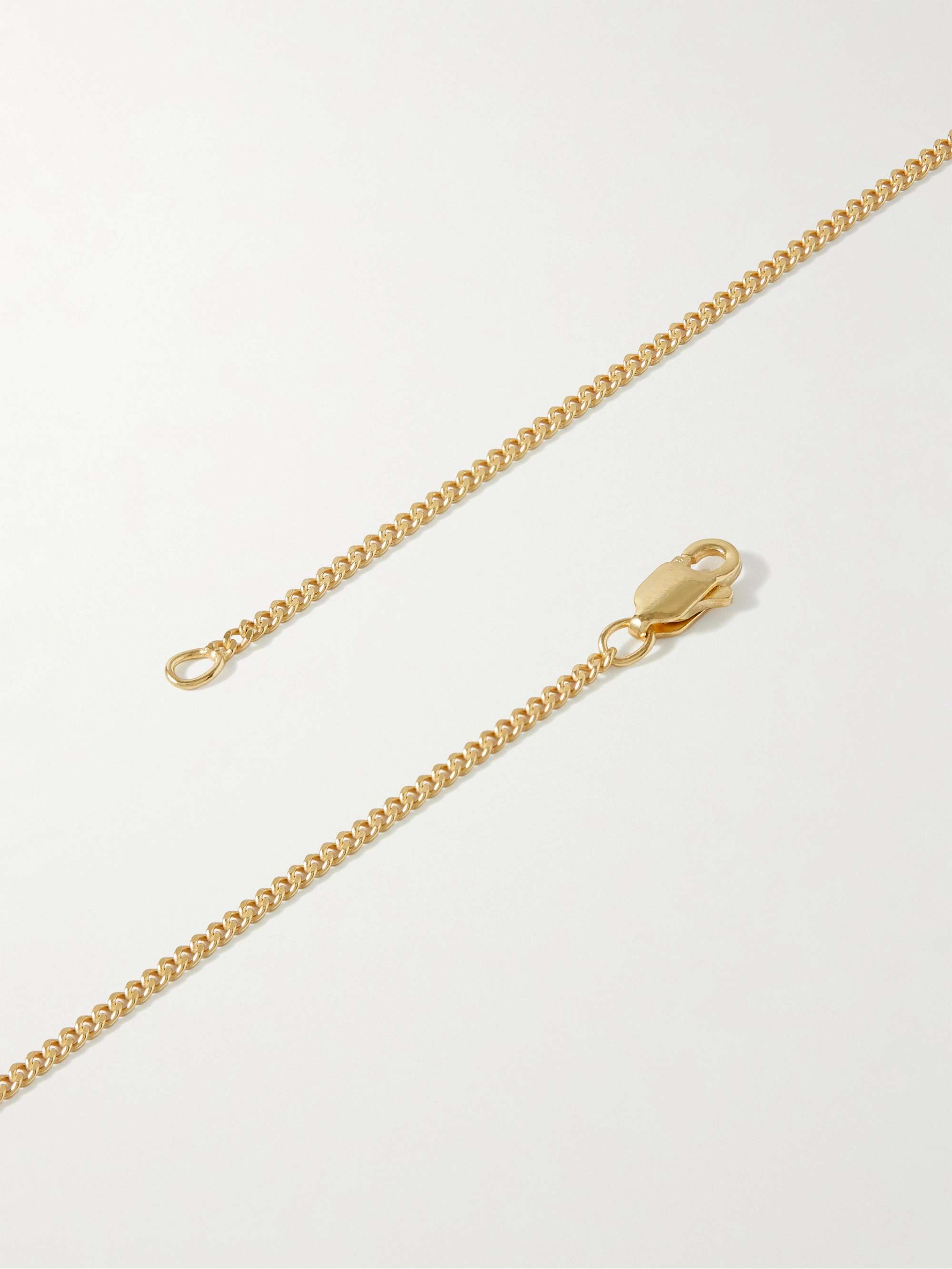 MIANSAI Mini Saints Gold Vermeil Quartz Pendant Necklace