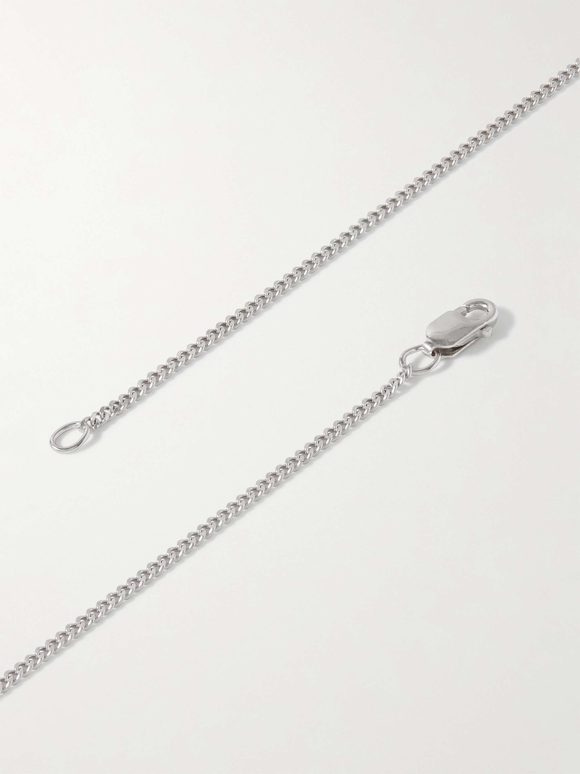MIANSAI Aegis Trilogy Silver Agate Pendant Necklace