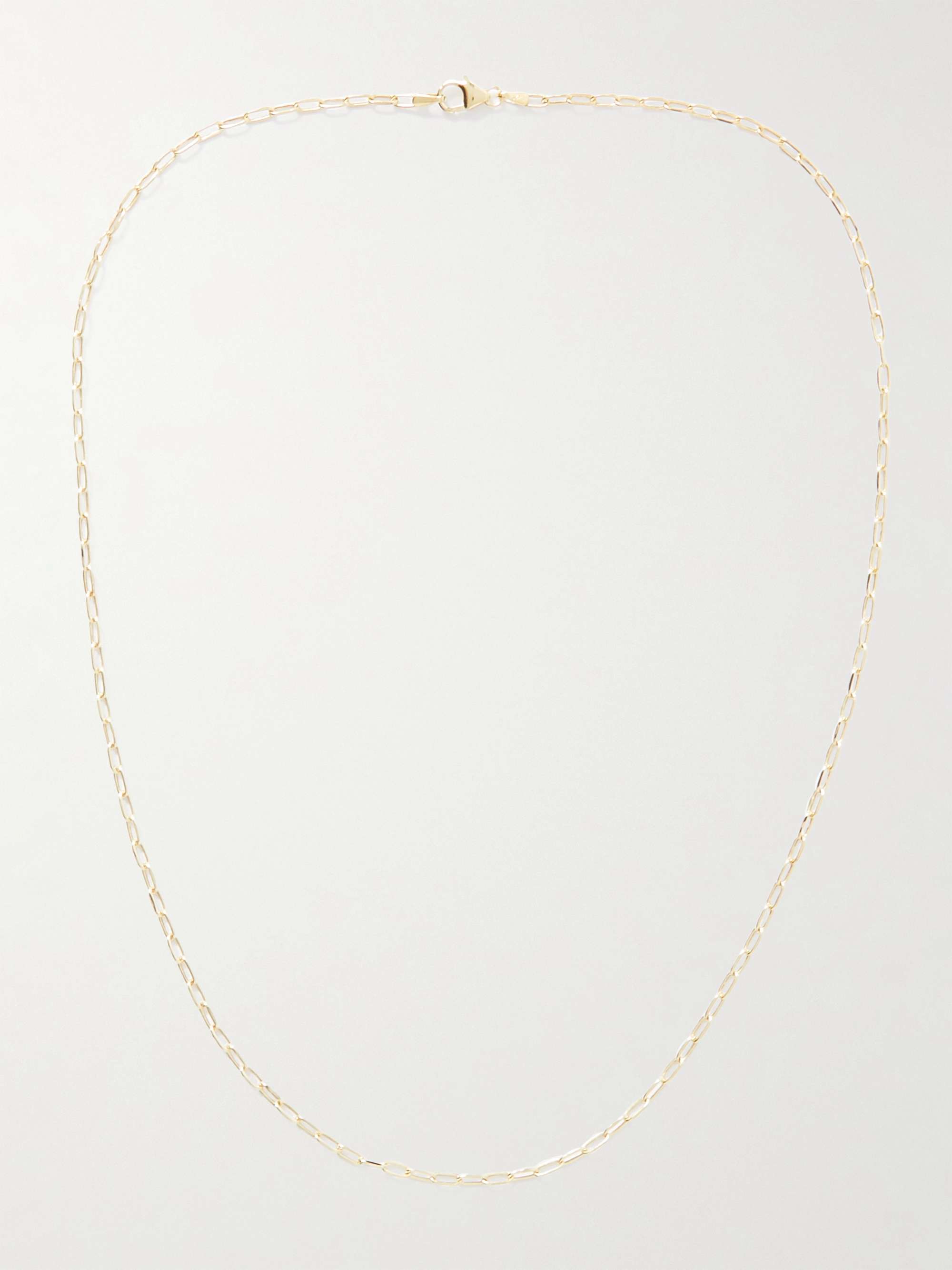 Miansai Men's Rope Chain Necklace in Polished Gold