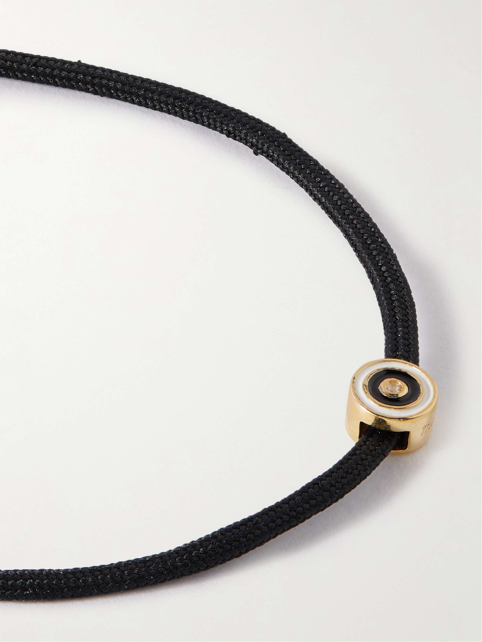 MIANSAI Opus Gold, Sapphire and Cord Bracelet