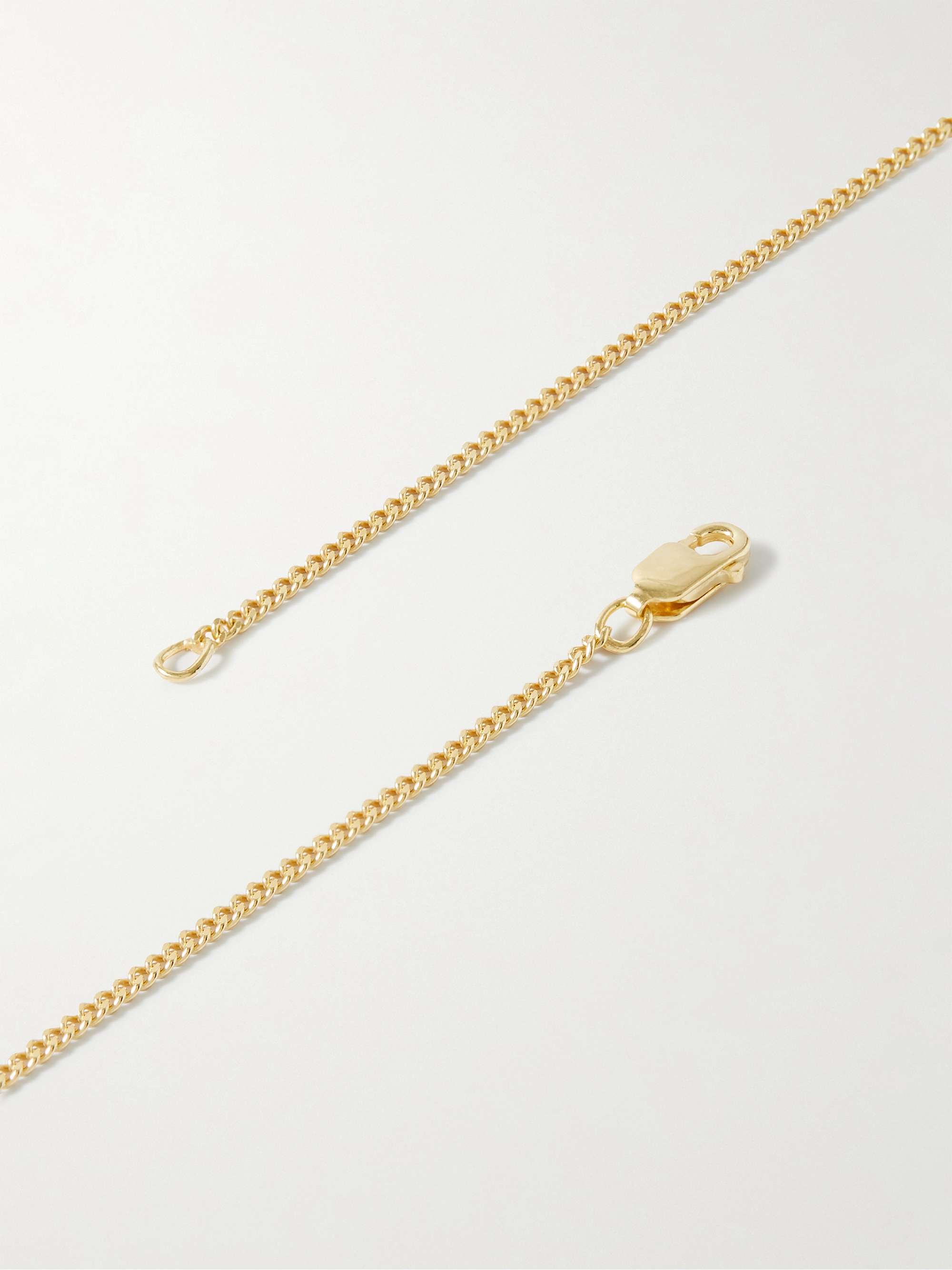 MIANSAI Umbra Gold Vermeil, Enamel and Sapphire Necklace
