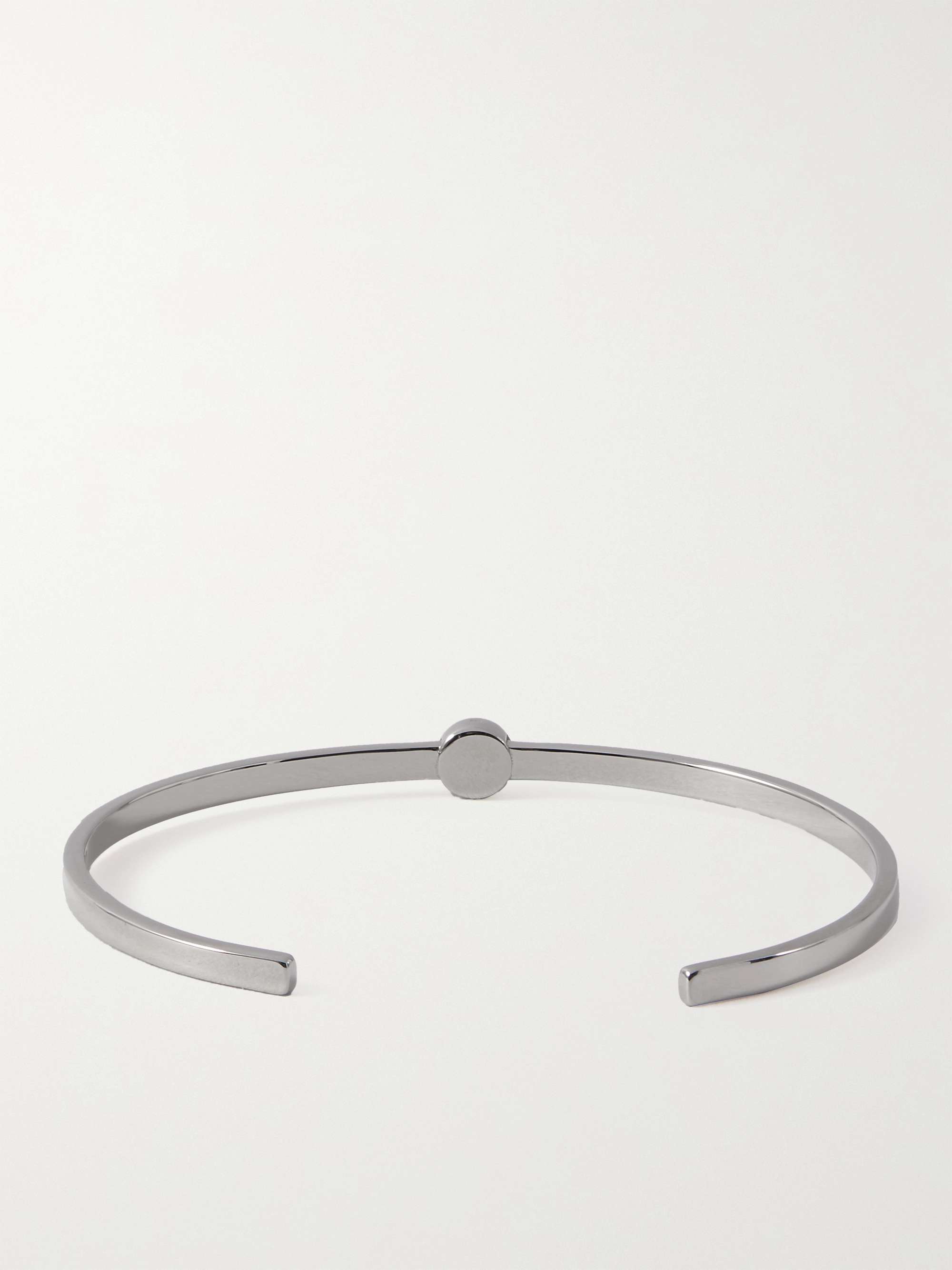 MIANSAI Eye of Time Sterling Silver and Enamel Bracelet