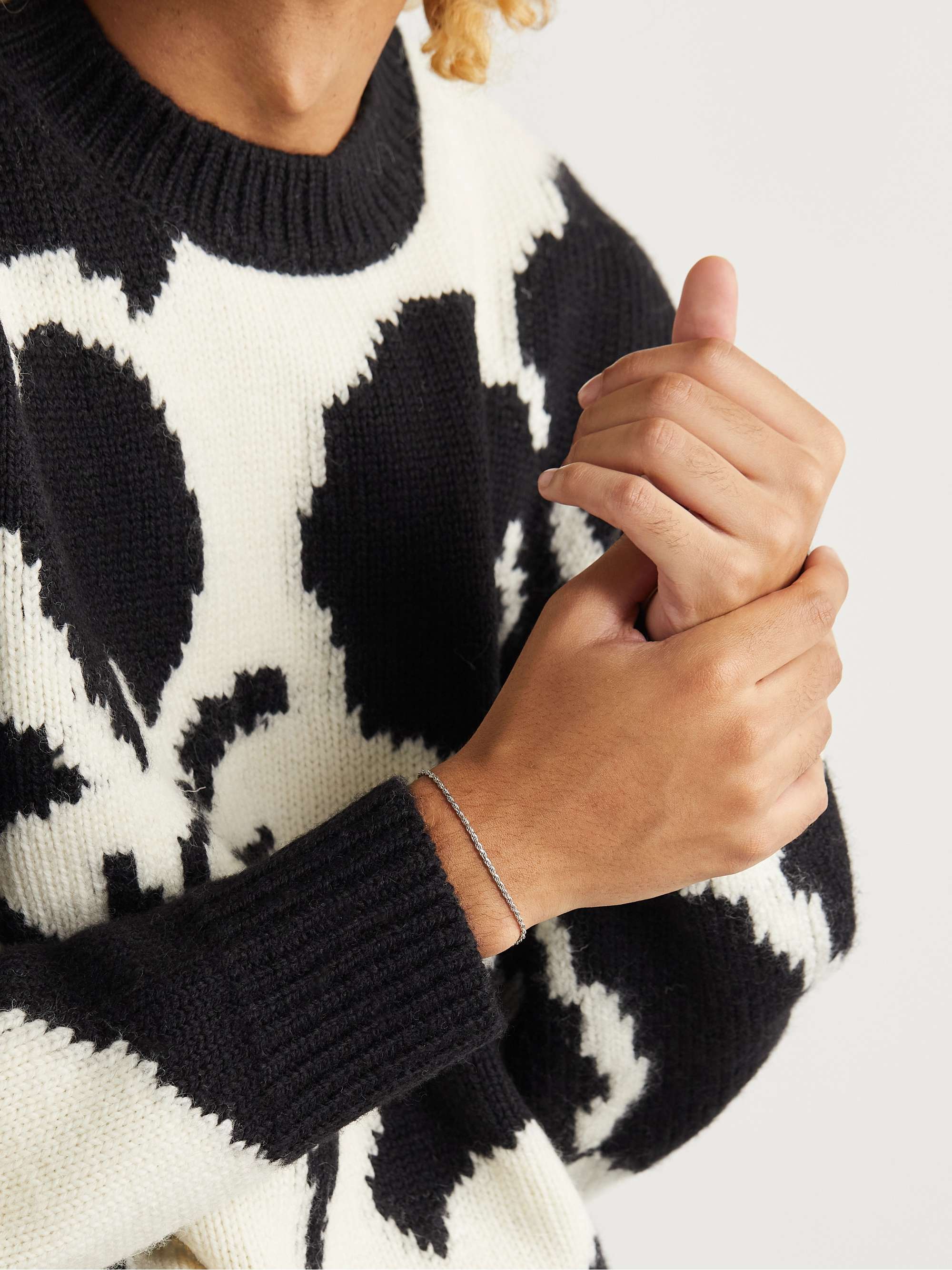 MIANSAI Oxidized Sterling Silver Chain Bracelet