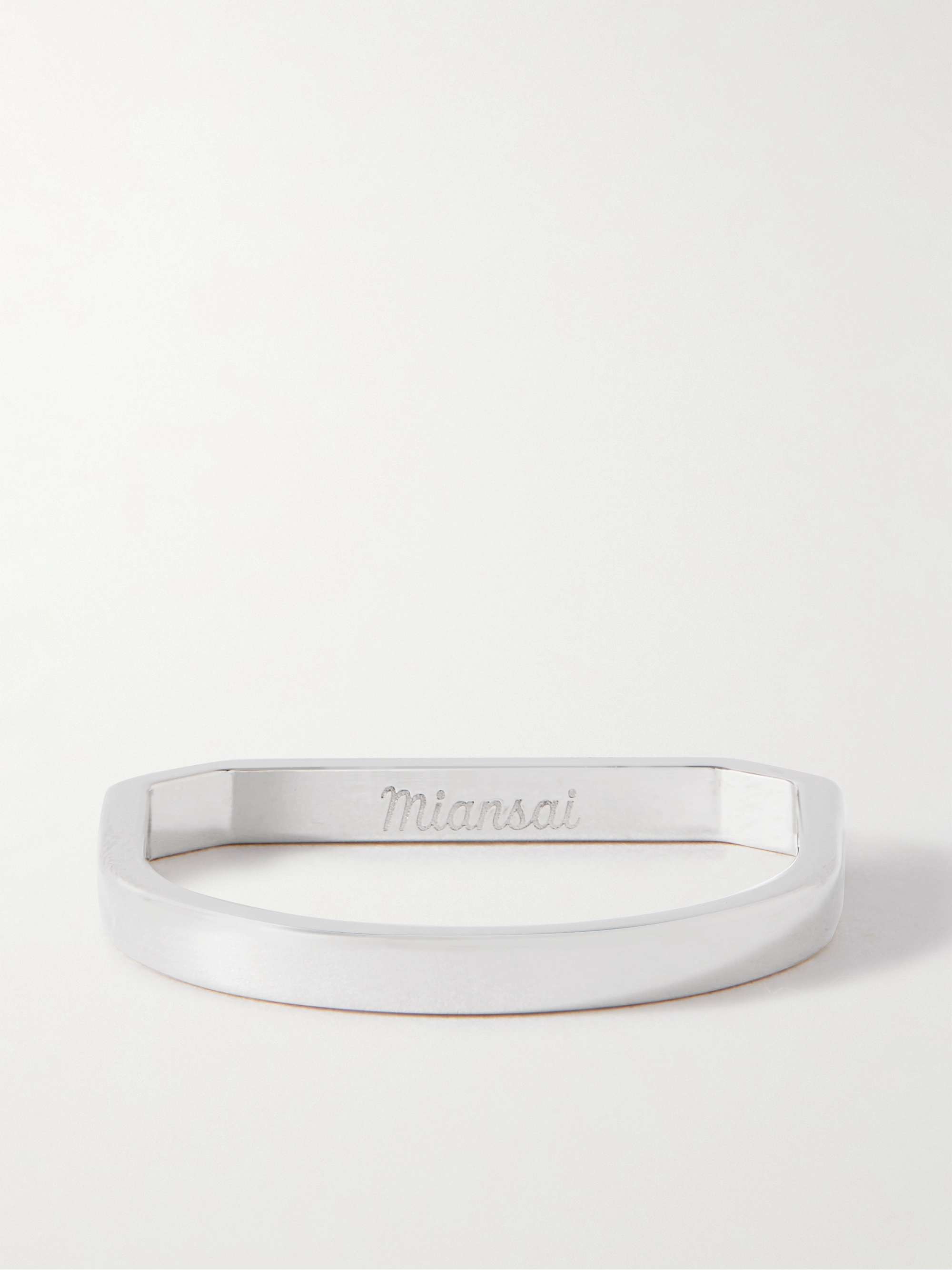MIANSAI Thin Hex Sterling Silver Ring