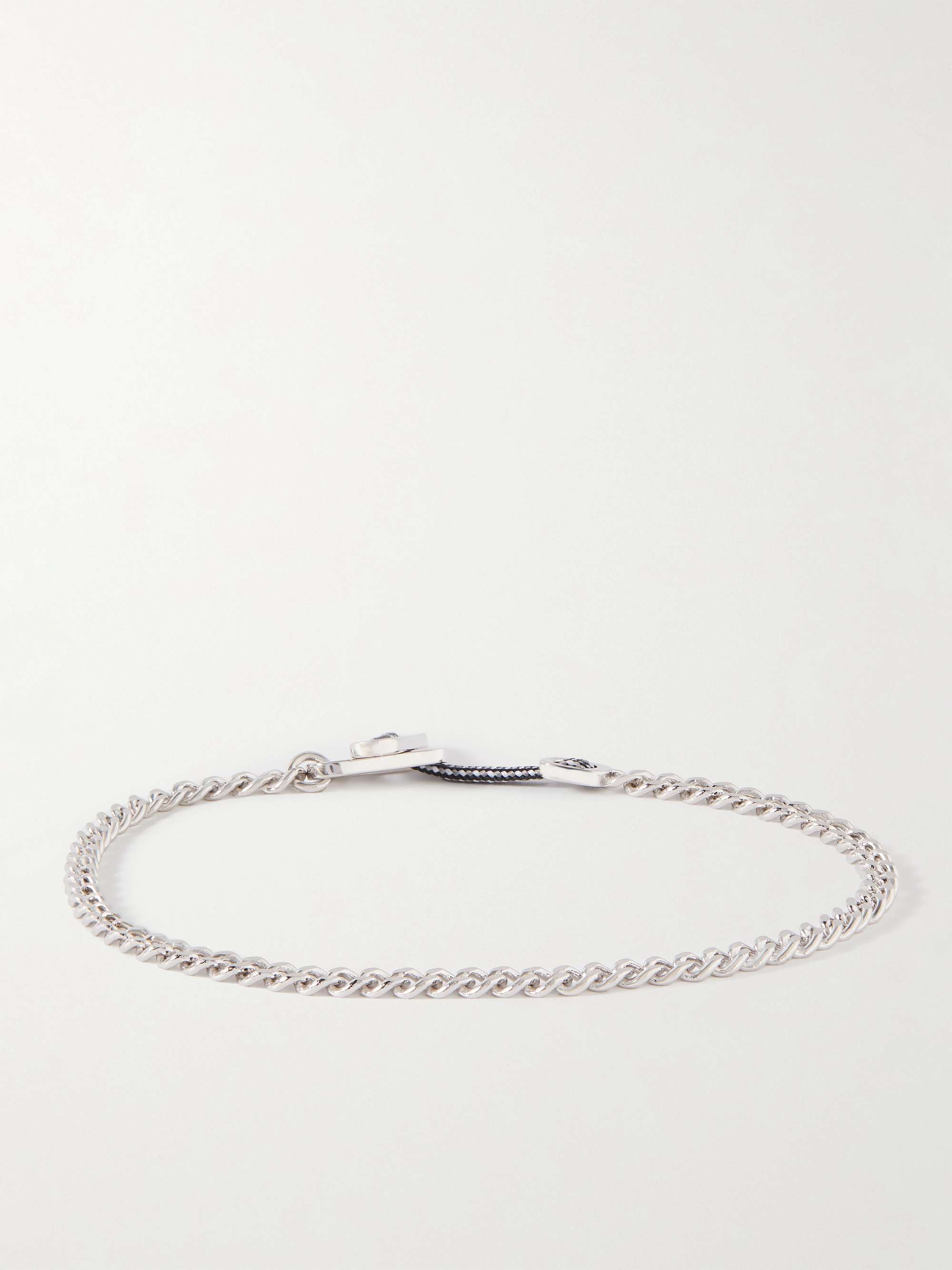 MIANSAI Metric Rope and Sterling Silver Bracelet