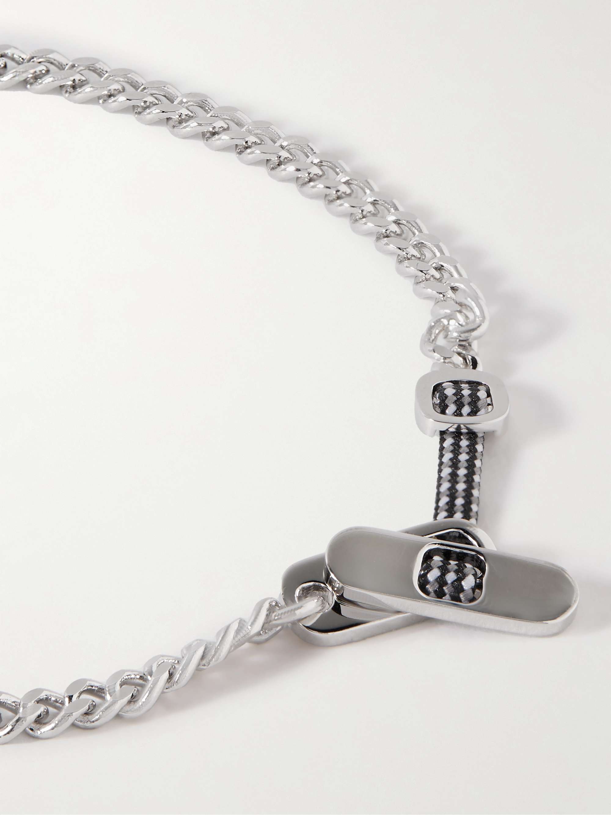 MIANSAI Metric Rope and Sterling Silver Bracelet