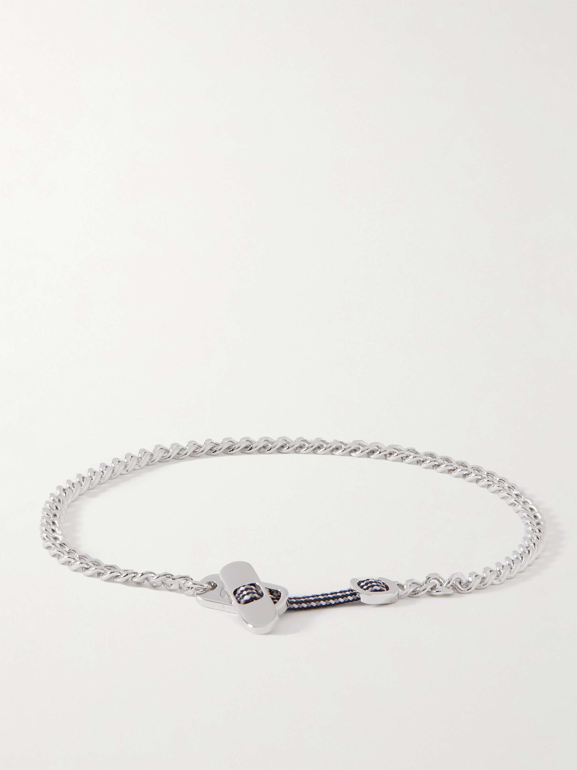 MIANSAI Metric Rope and Sterling Silver Bracelet