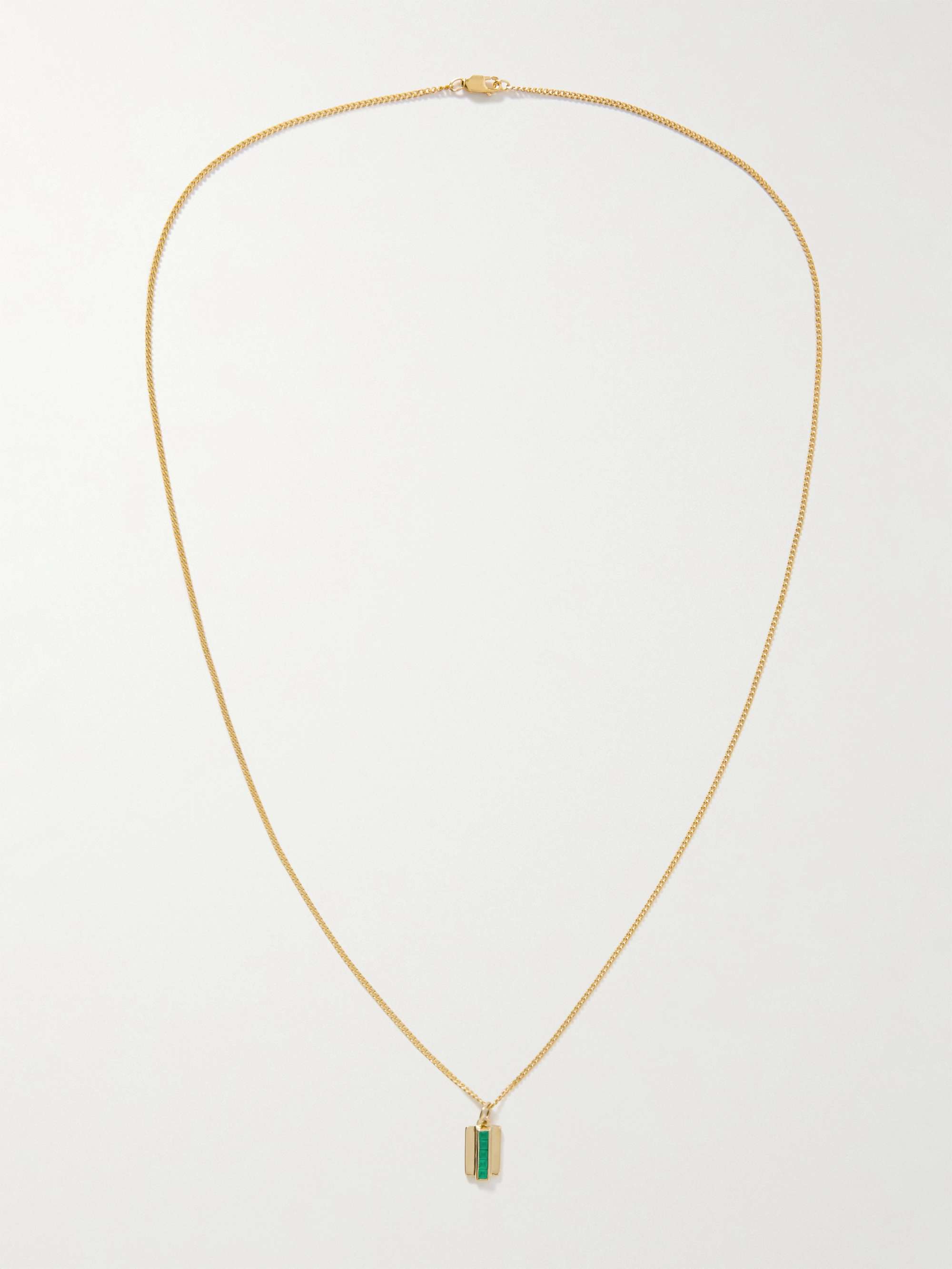 MIANSAI Vertigo Gold Vermeil Agate Pendant Necklace
