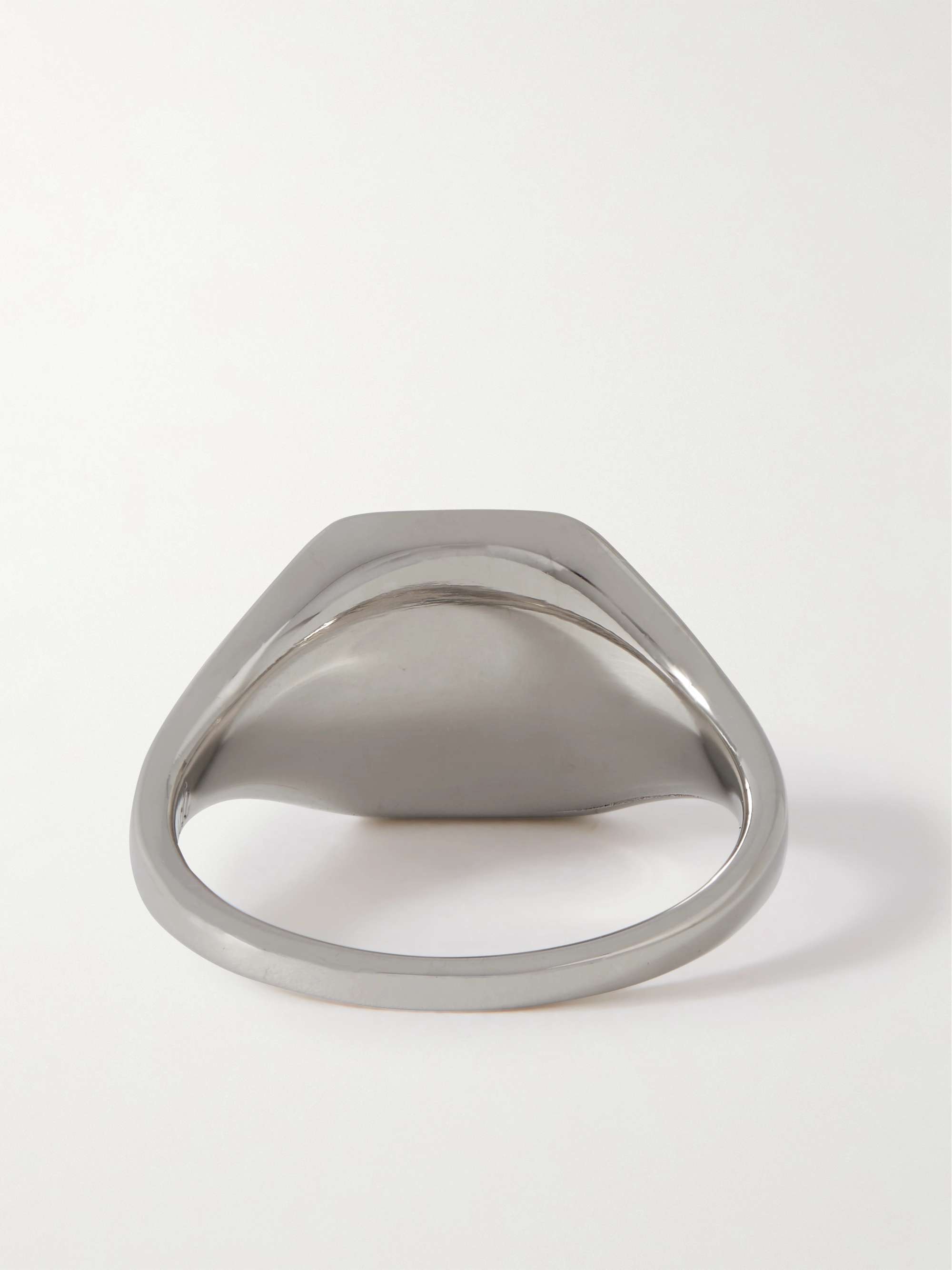 MIANSAI Scorpius Sterling Silver Enamel Ring