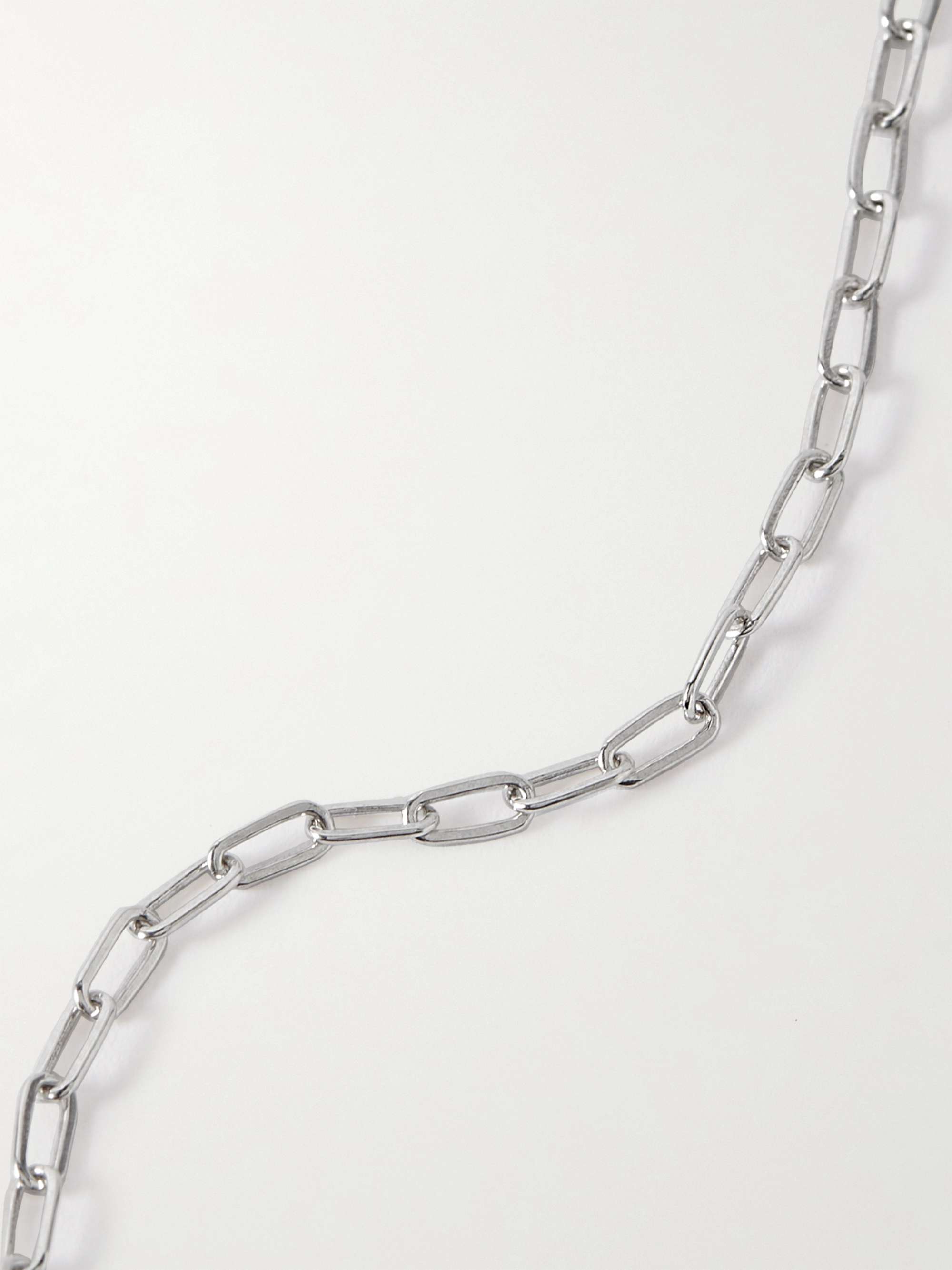 MIANSAI Volt Link Rhodium-Plated Chain Necklace