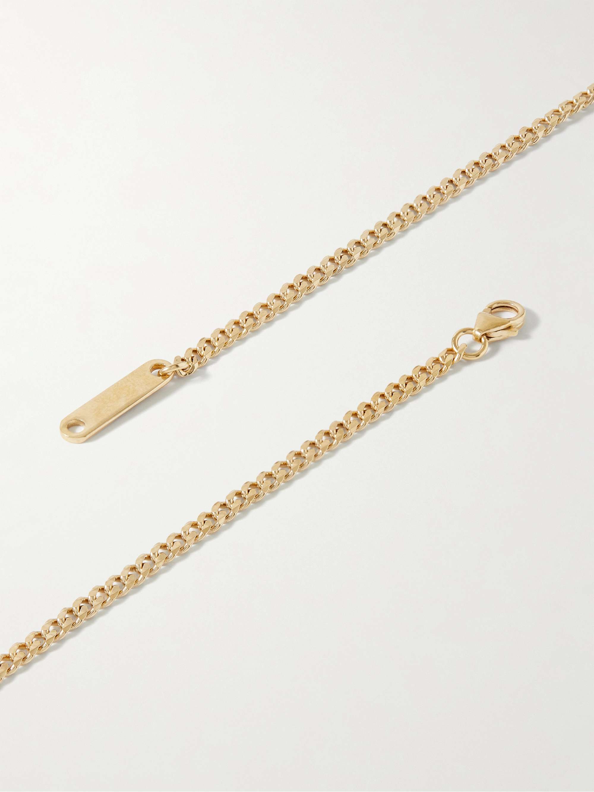 MIANSAI Opus Gold Vermeil, Enamel and Chalcedony Pendant Necklace