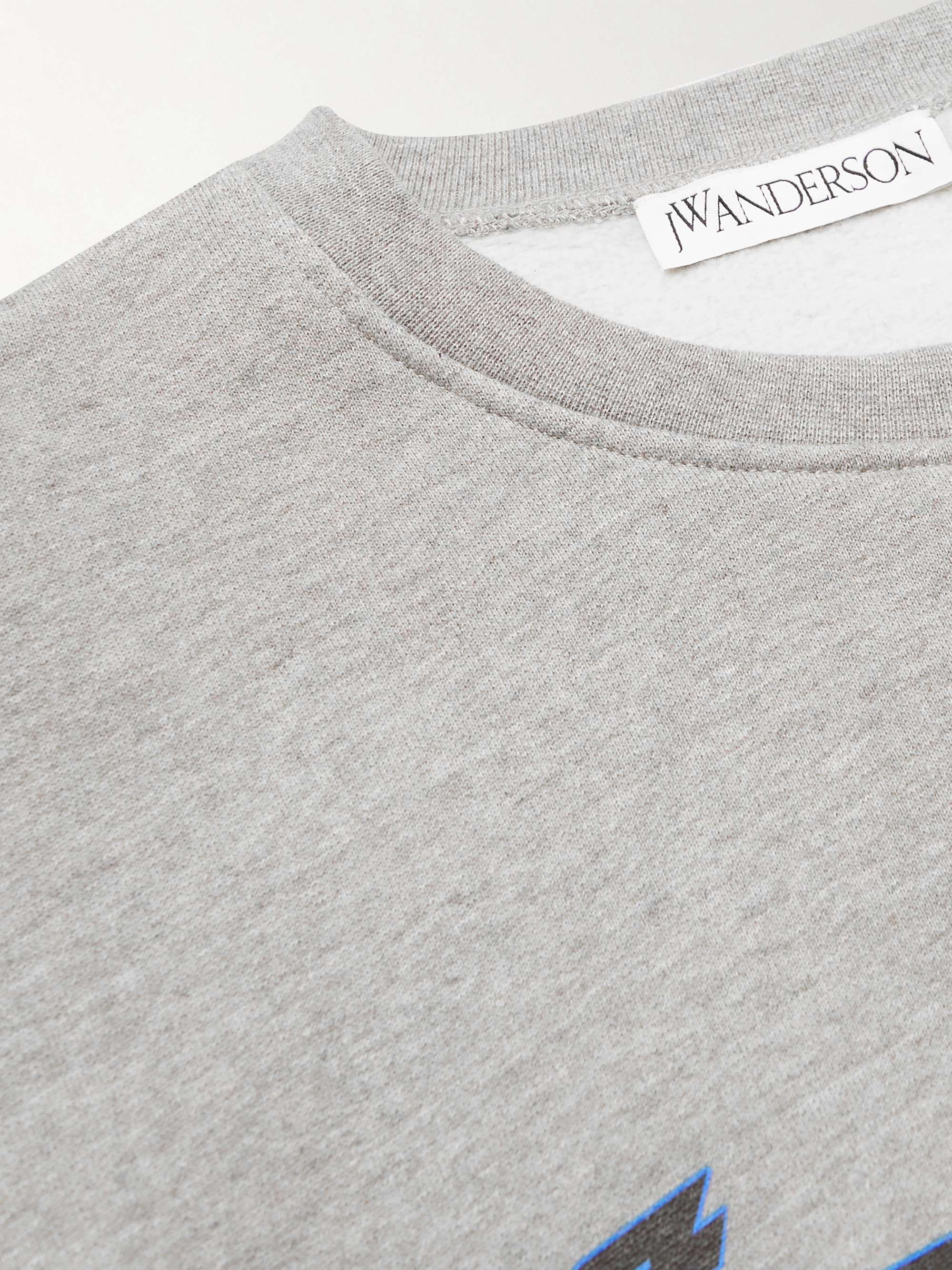 JW ANDERSON Printed Cotton-Jersey Sweater