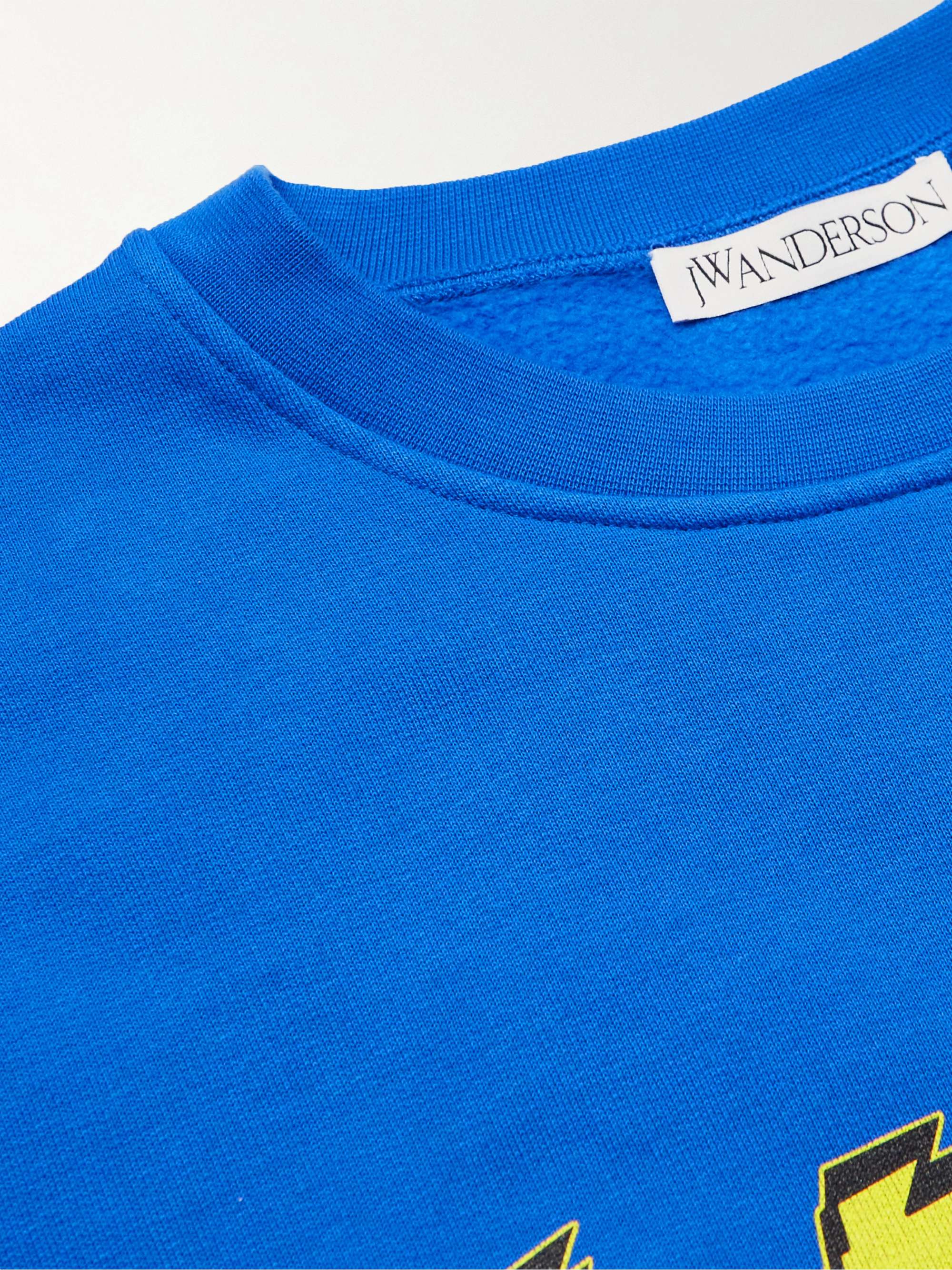 JW ANDERSON Printed Cotton-Jersey Sweater