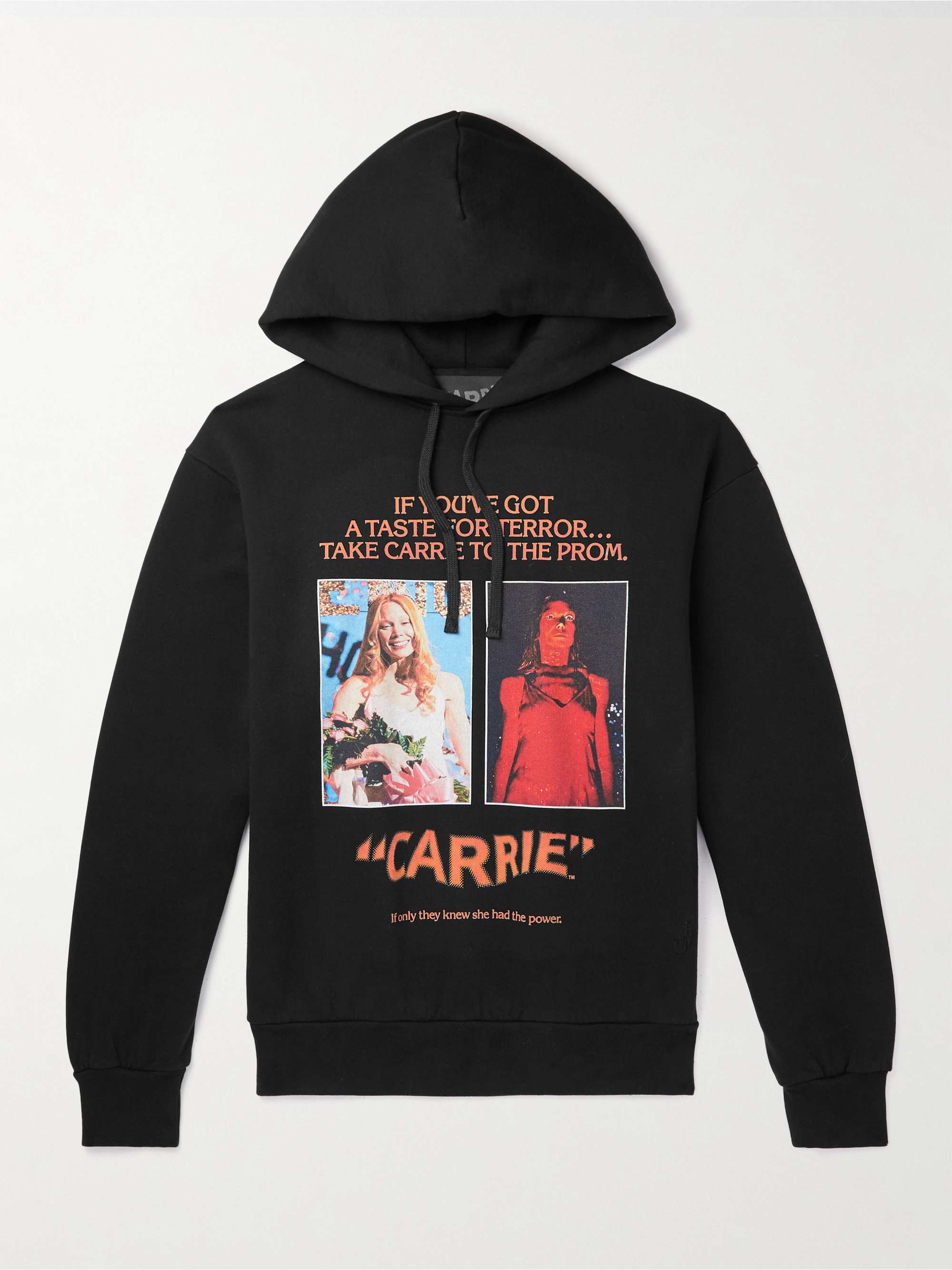 JW ANDERSON + Carrie Printed Cotton-Blend Jersey Hoodie